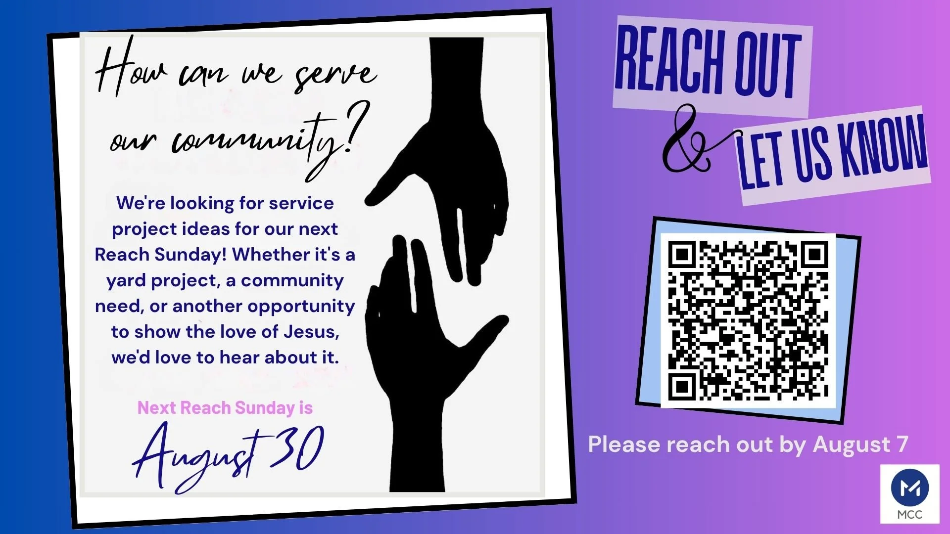 REACH Sunday