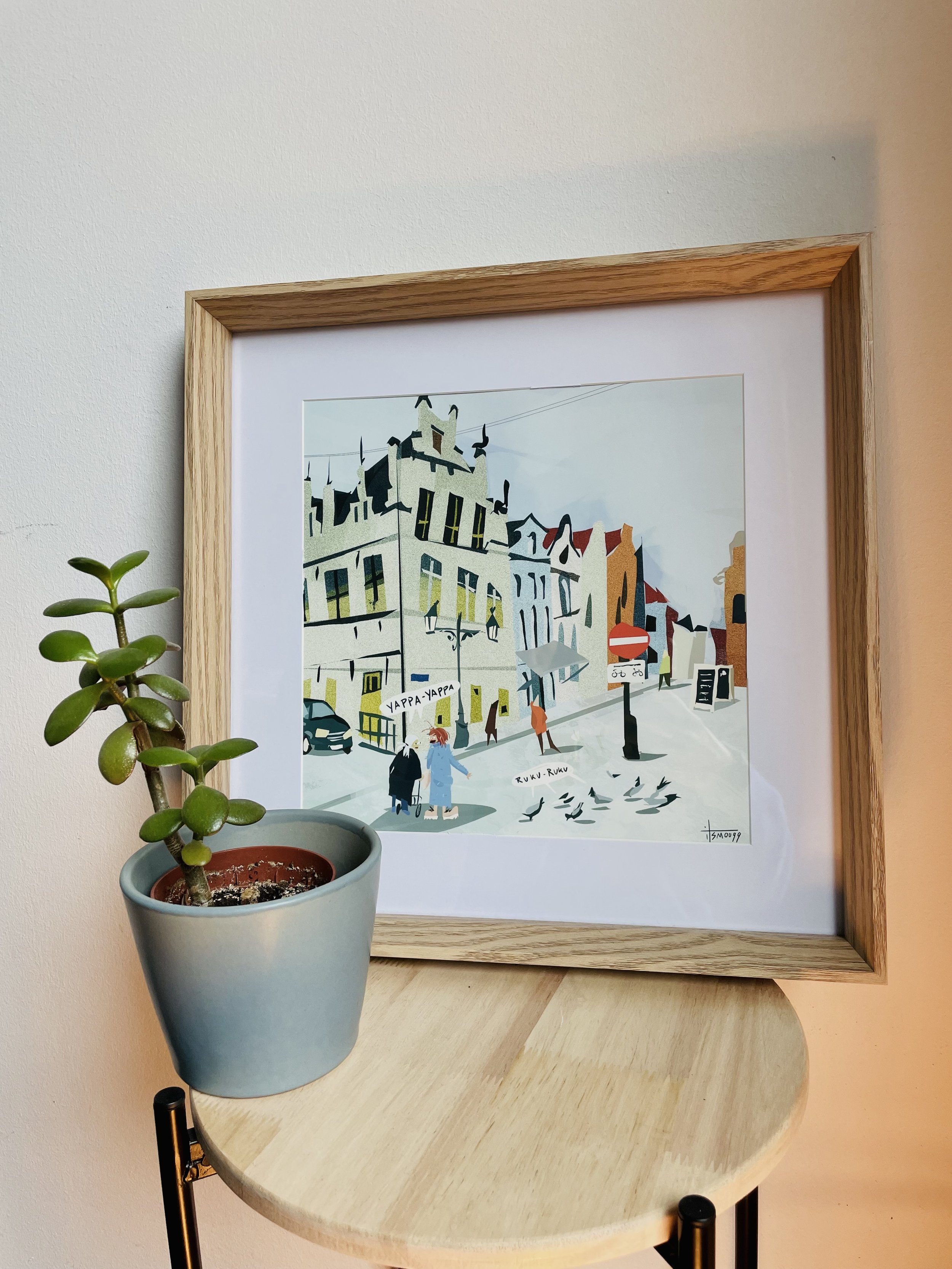Mechelen City - Art Print (30 x 30 cm)