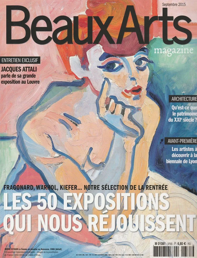 Beaux Arts No.375
septembre 2015 page,118