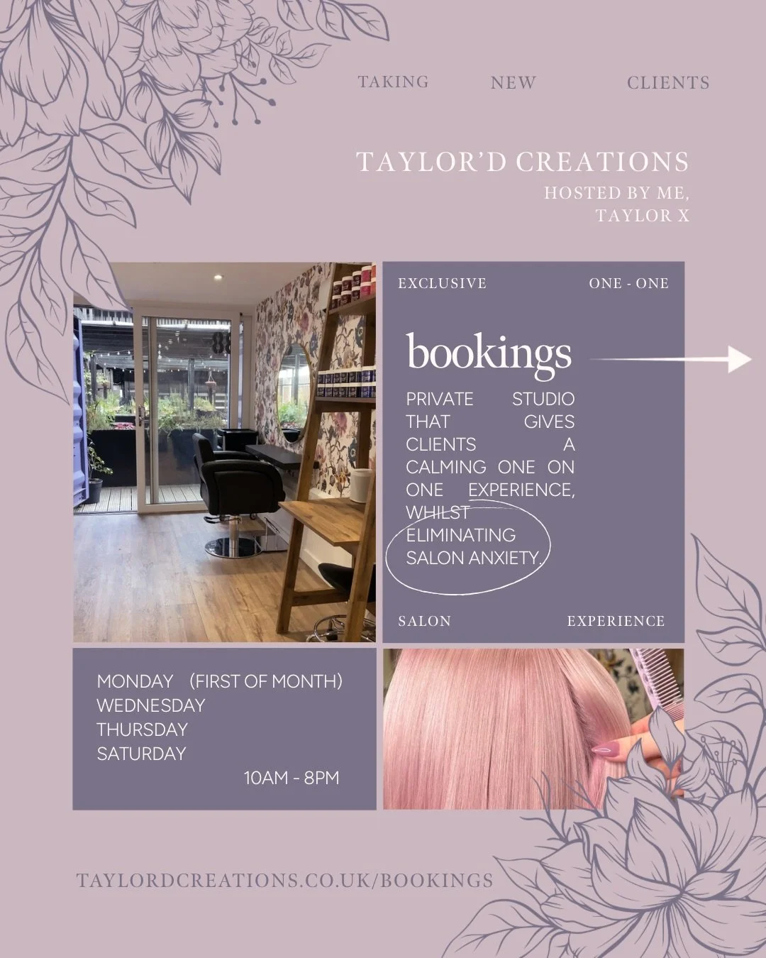 I have activated my online booking system💜

➡️ New clients
Please complete the booking form on my website and book your consultation through the online system.

➡️ Regular clients
When booking, please choose the earliest slot available on your chose