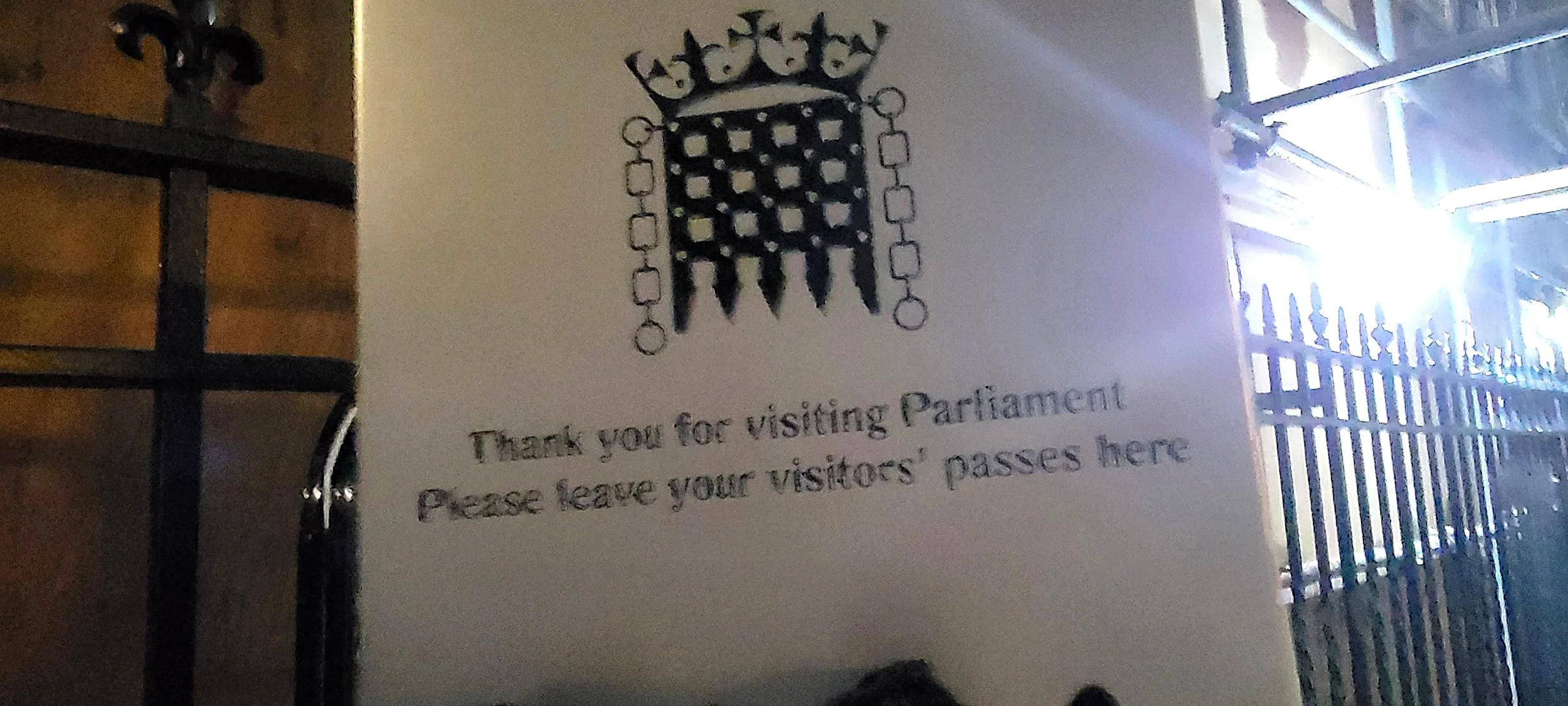Attending Reception at the Parliament