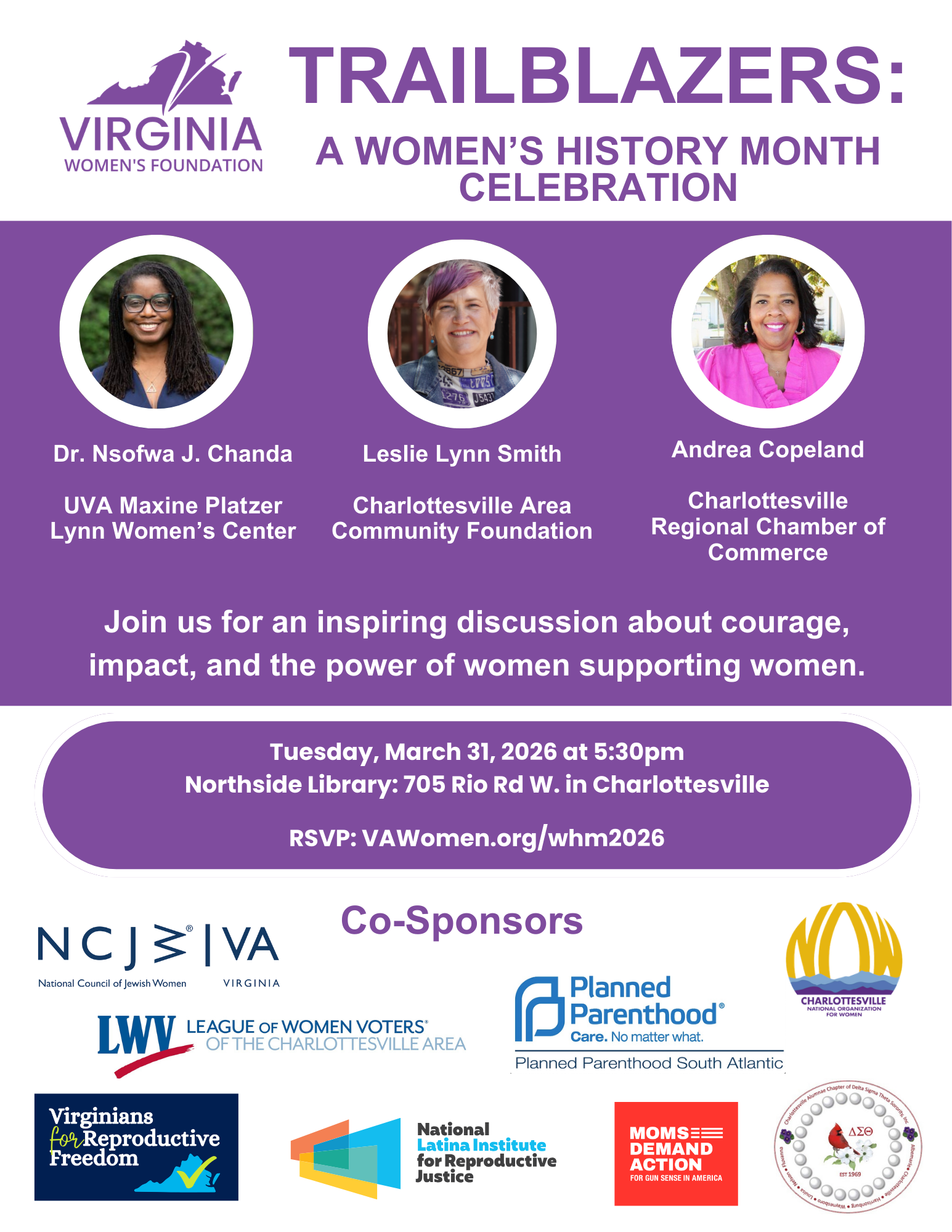 Trailblazers: A Women’s History Month Celebration