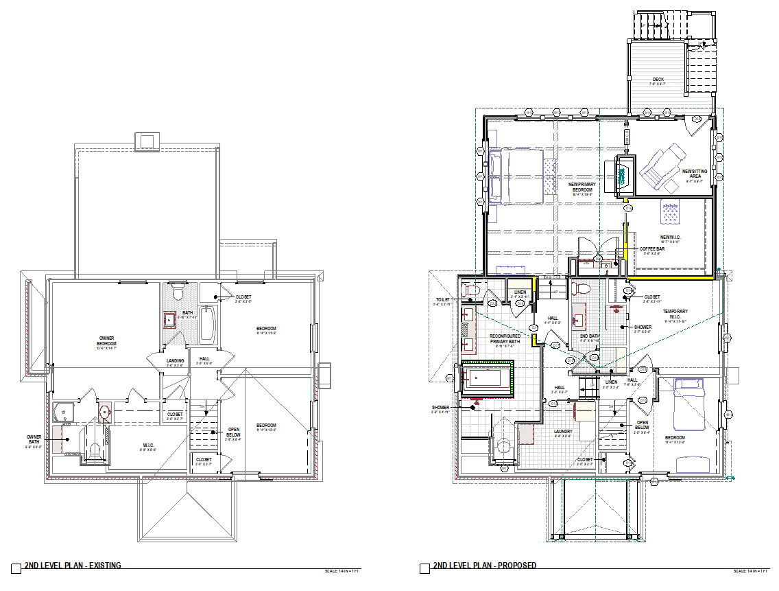 Existing & Proposed Plans - 2nd Level.png