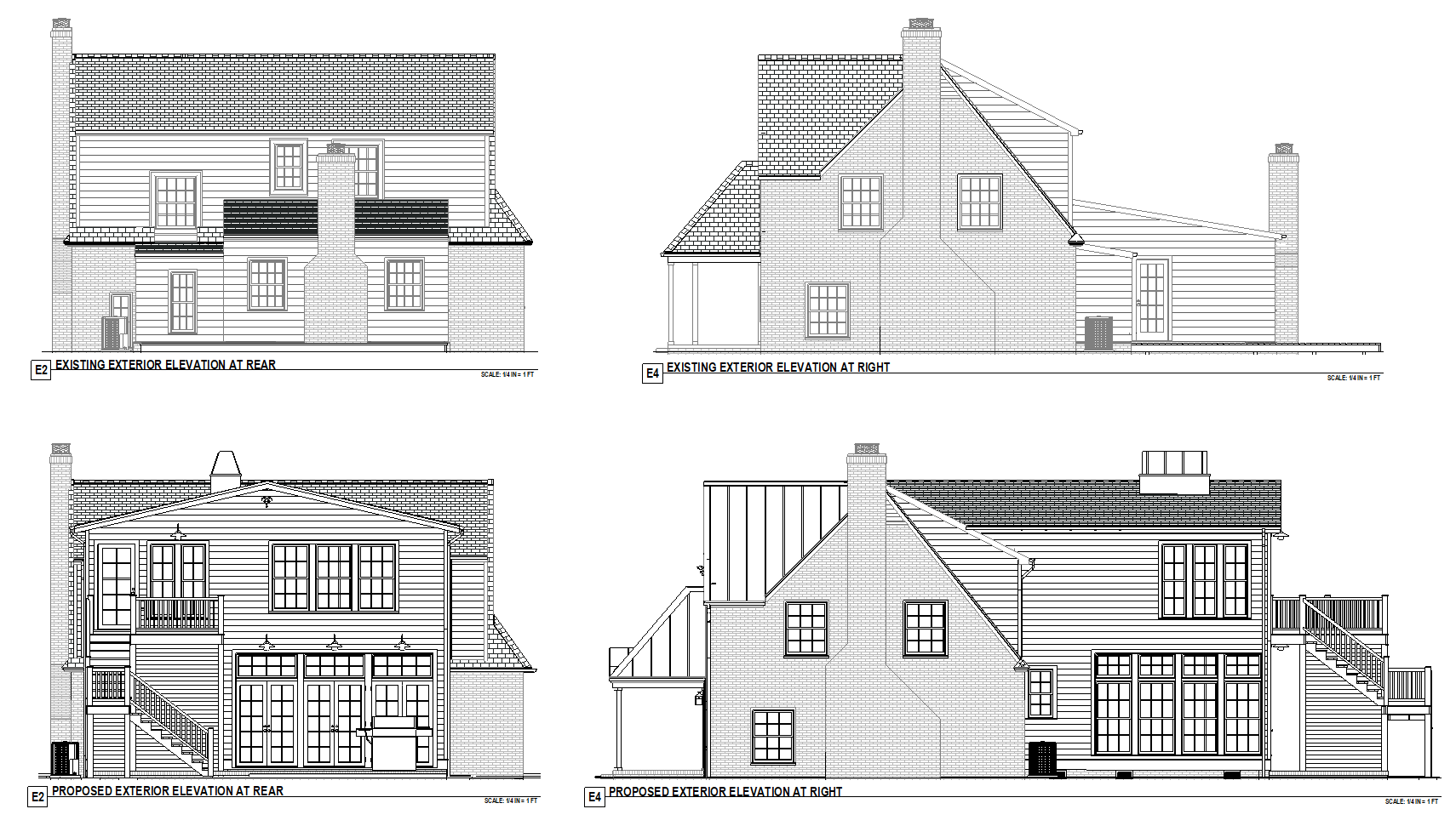 Existing & Proposed Elevations - Rear & Right.png