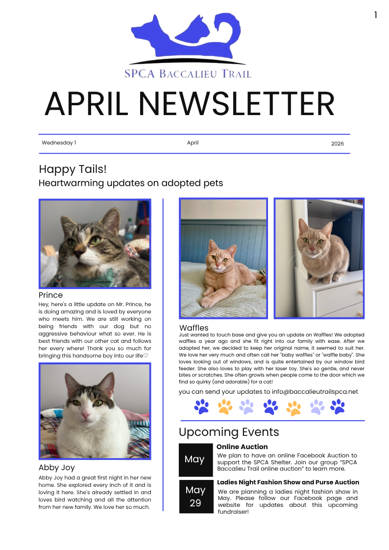 April Newsletter