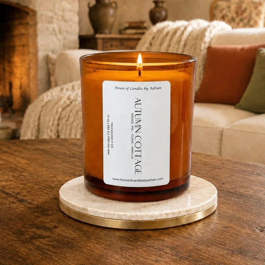 Autumn Cottage Scented Candle 10 oz.