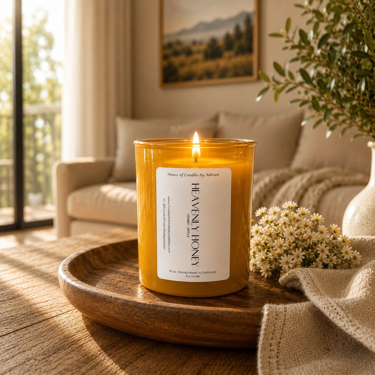 Heavenly Honey Scented Candle Collection