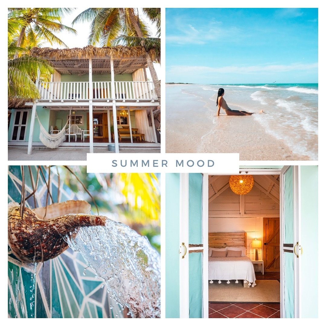 Summer is the perfect time to be in El Cuyo&hellip;the sea is divine 🌴☀️🦩

#vacationrental #mexicoyogaretreat  #beach #summertime #travel #beachholiday