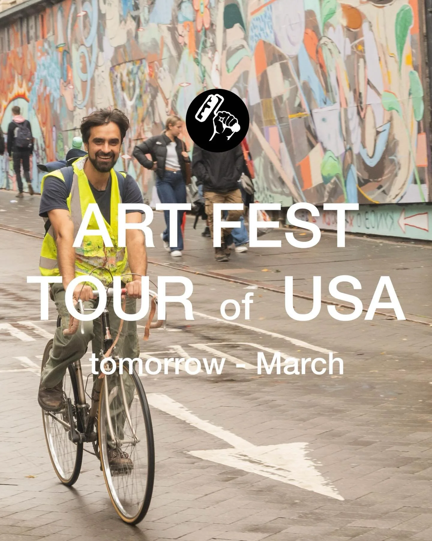 Festival Director
@ki__________mu [kindness moves us]
Is off across the pond tomorrow on his
@nottsroosevelt Scholarship exploring 
VISUAL ART in the USA. 
~ 
We&rsquo;ll be sharing his journey here 
✈️ 📸 🎨

First img. by @kat.panaretaki
music by @