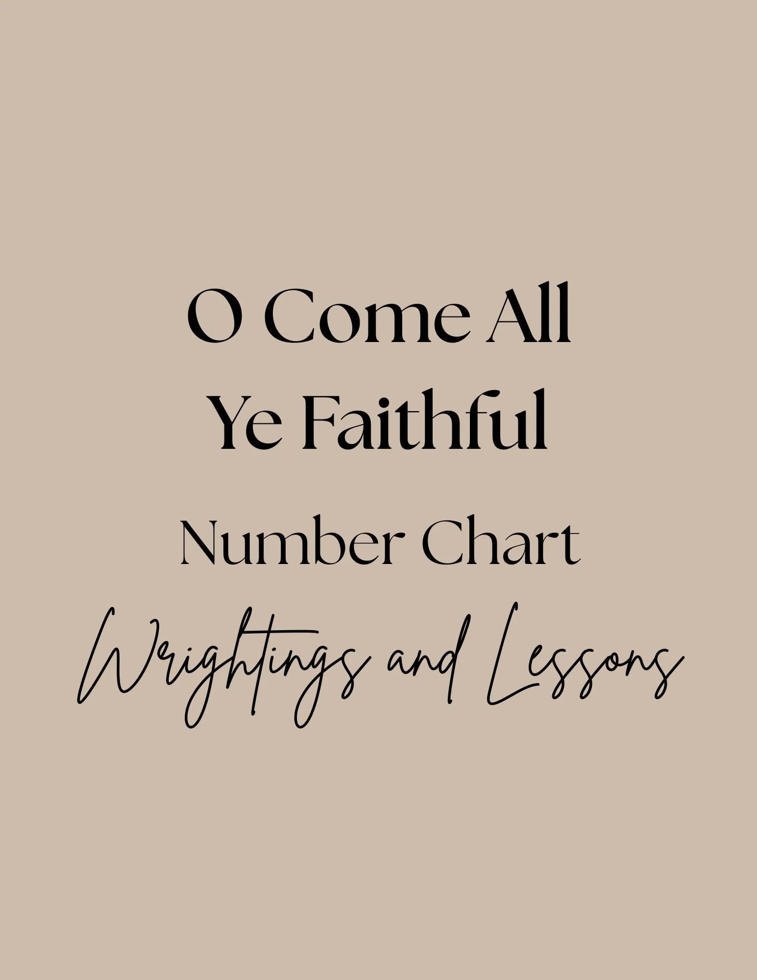 O Come All Ye Faithful