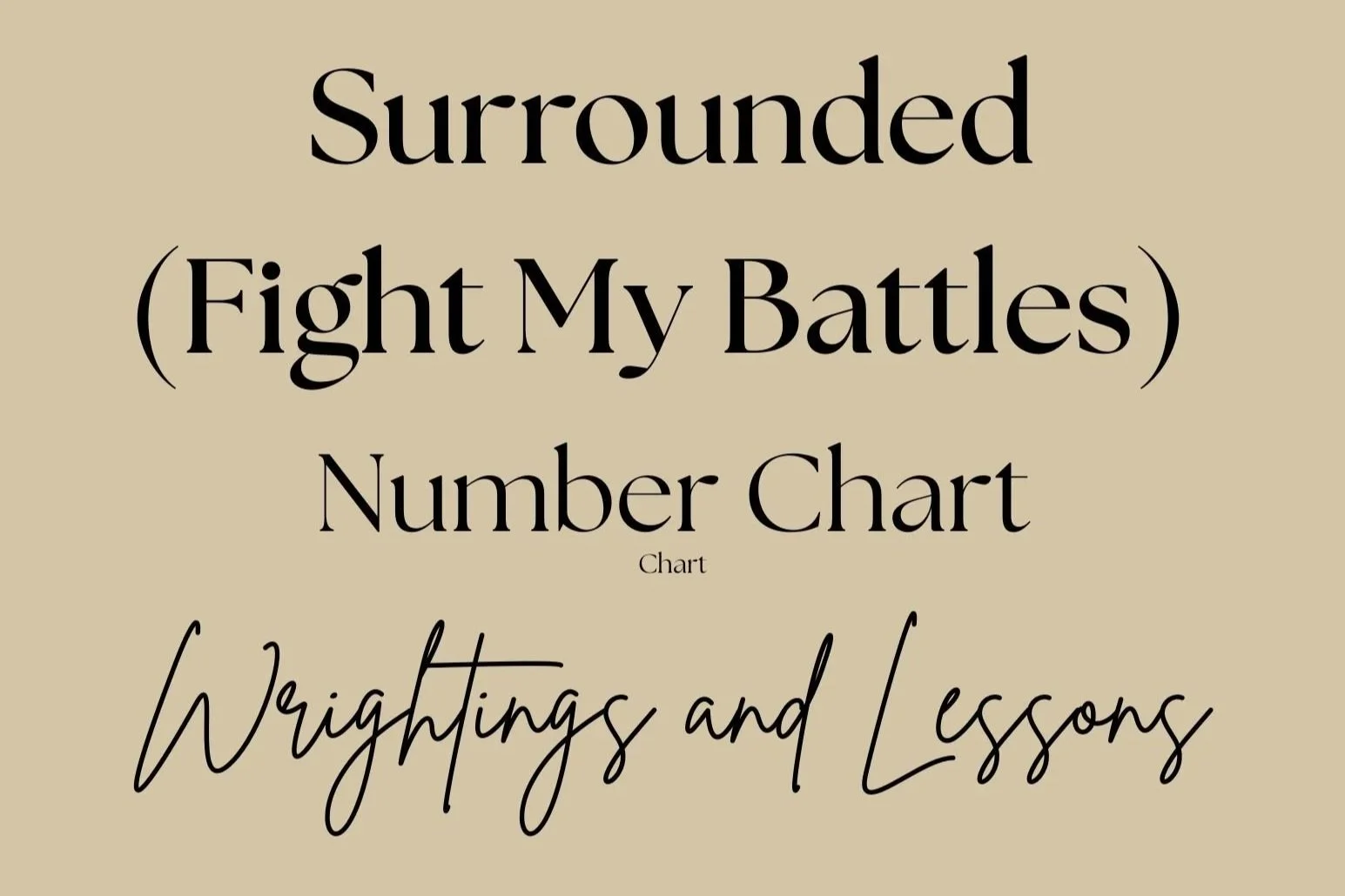 Surrounded (Fight My Battles)