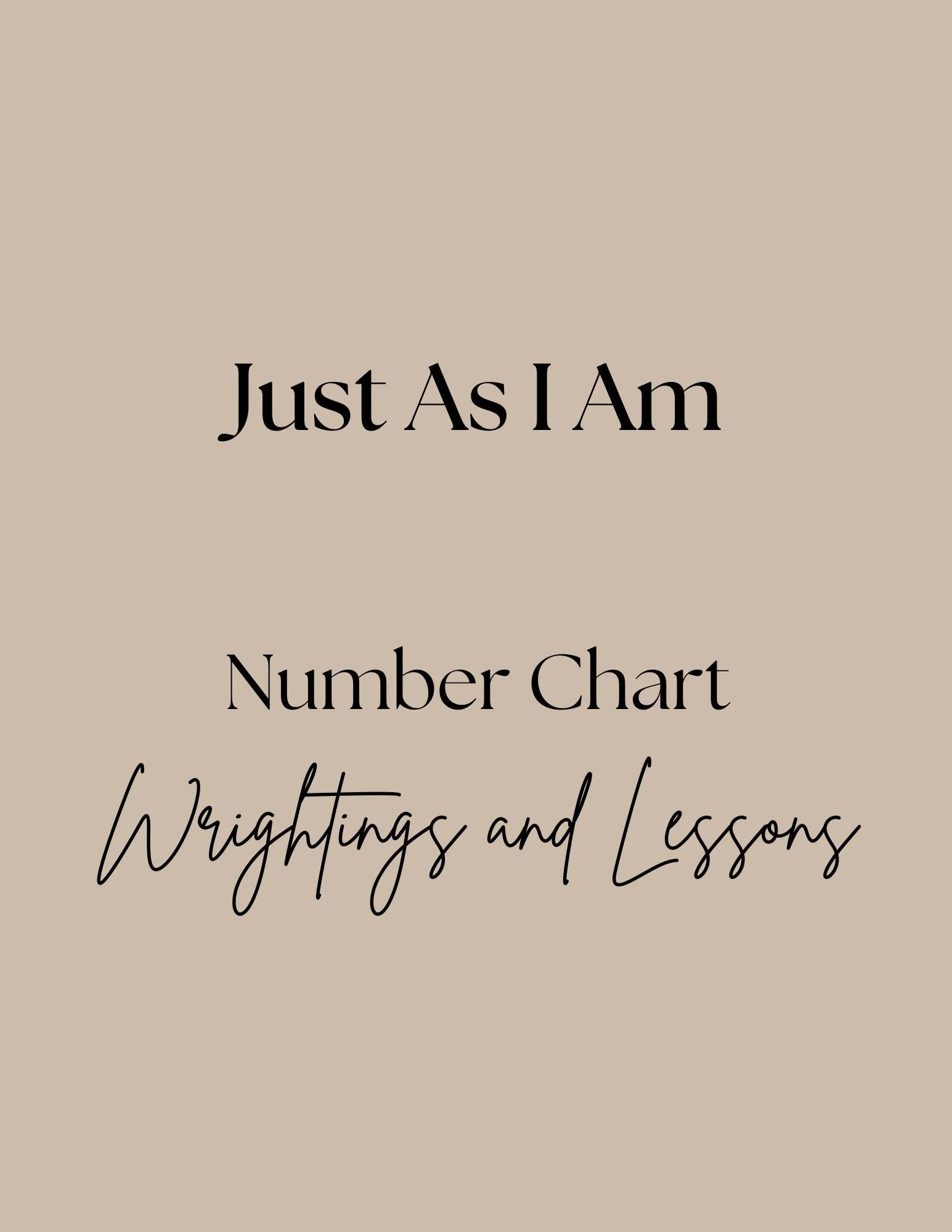 Just As I Am