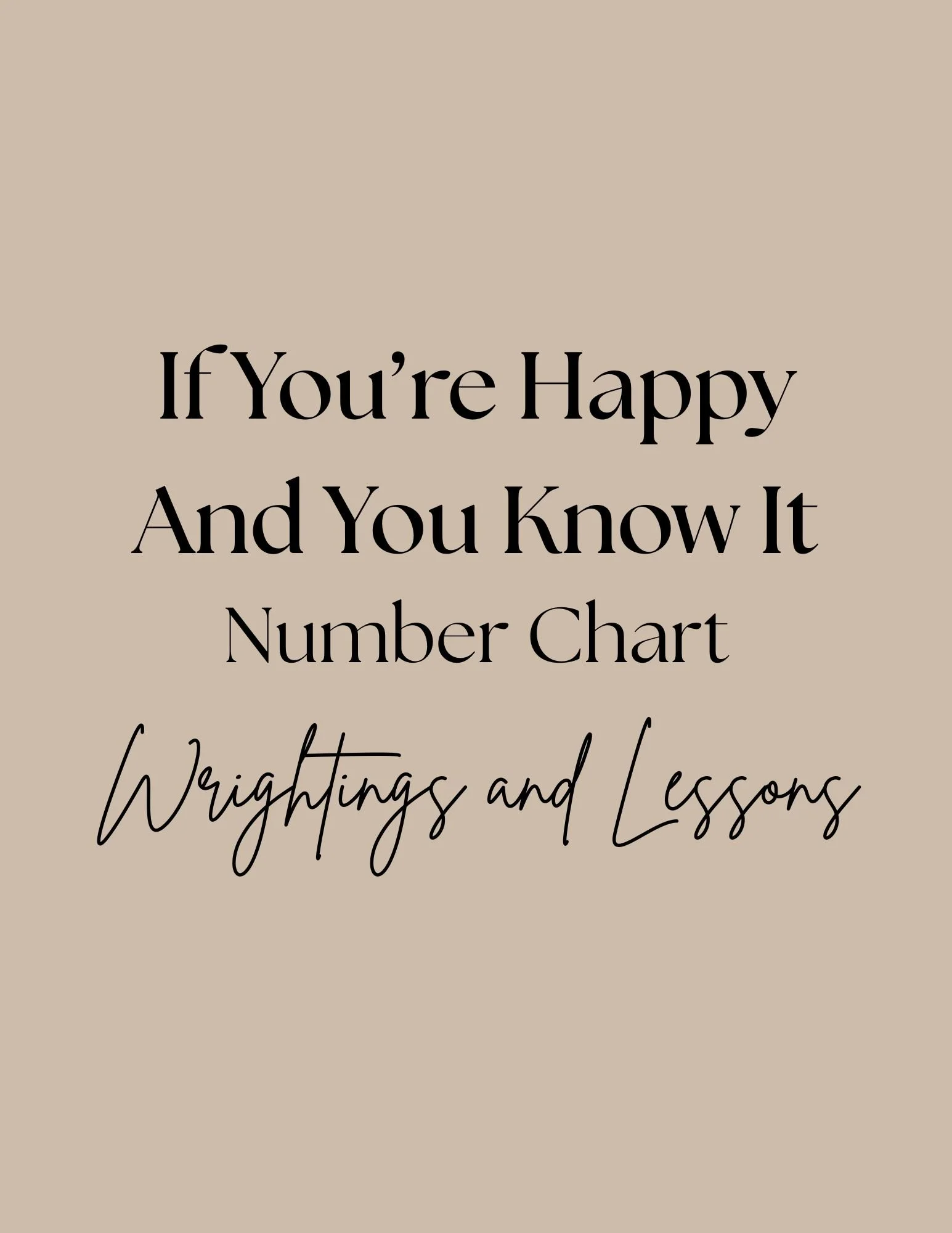 If You're Happy And You Know It