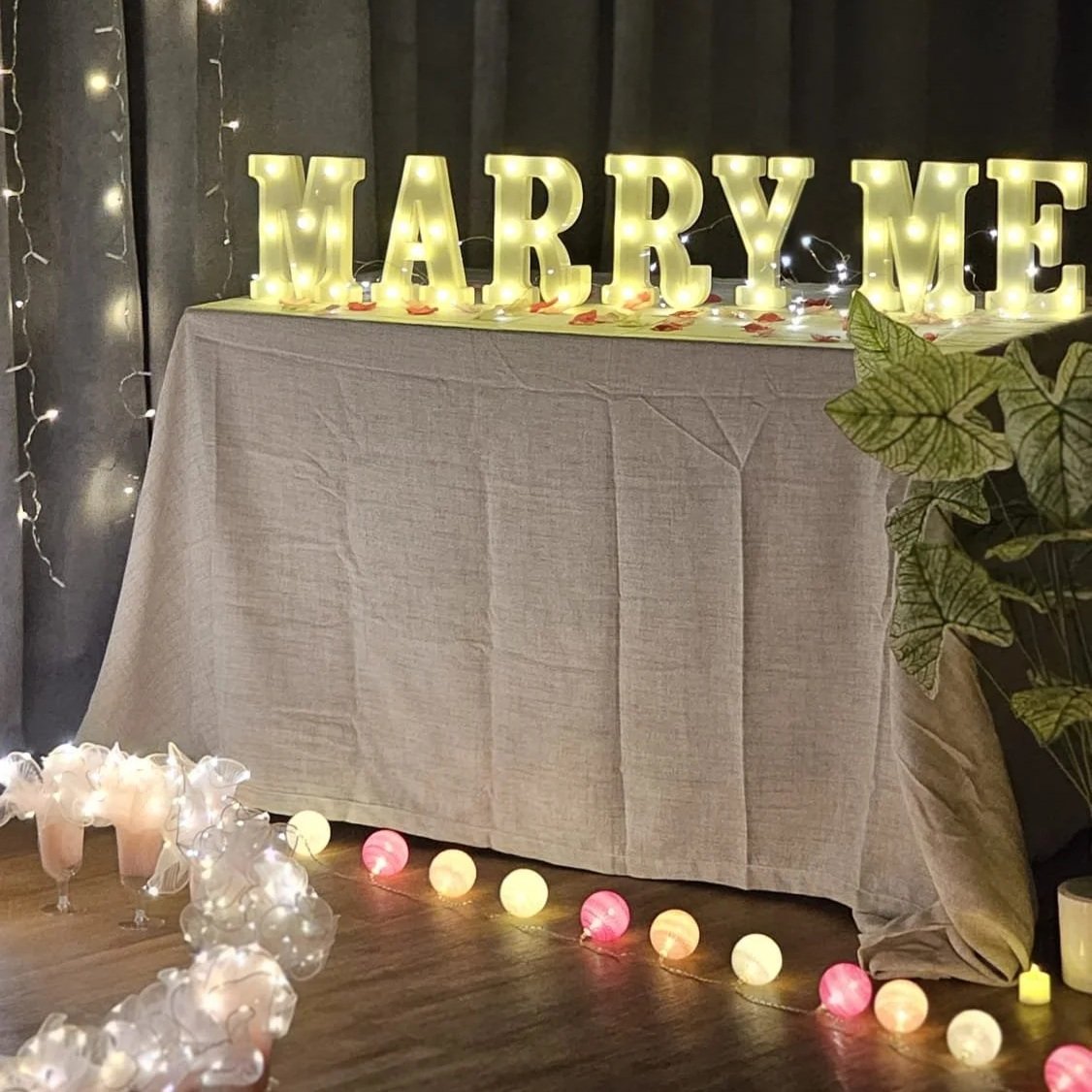 A Private Proposal with Live Music