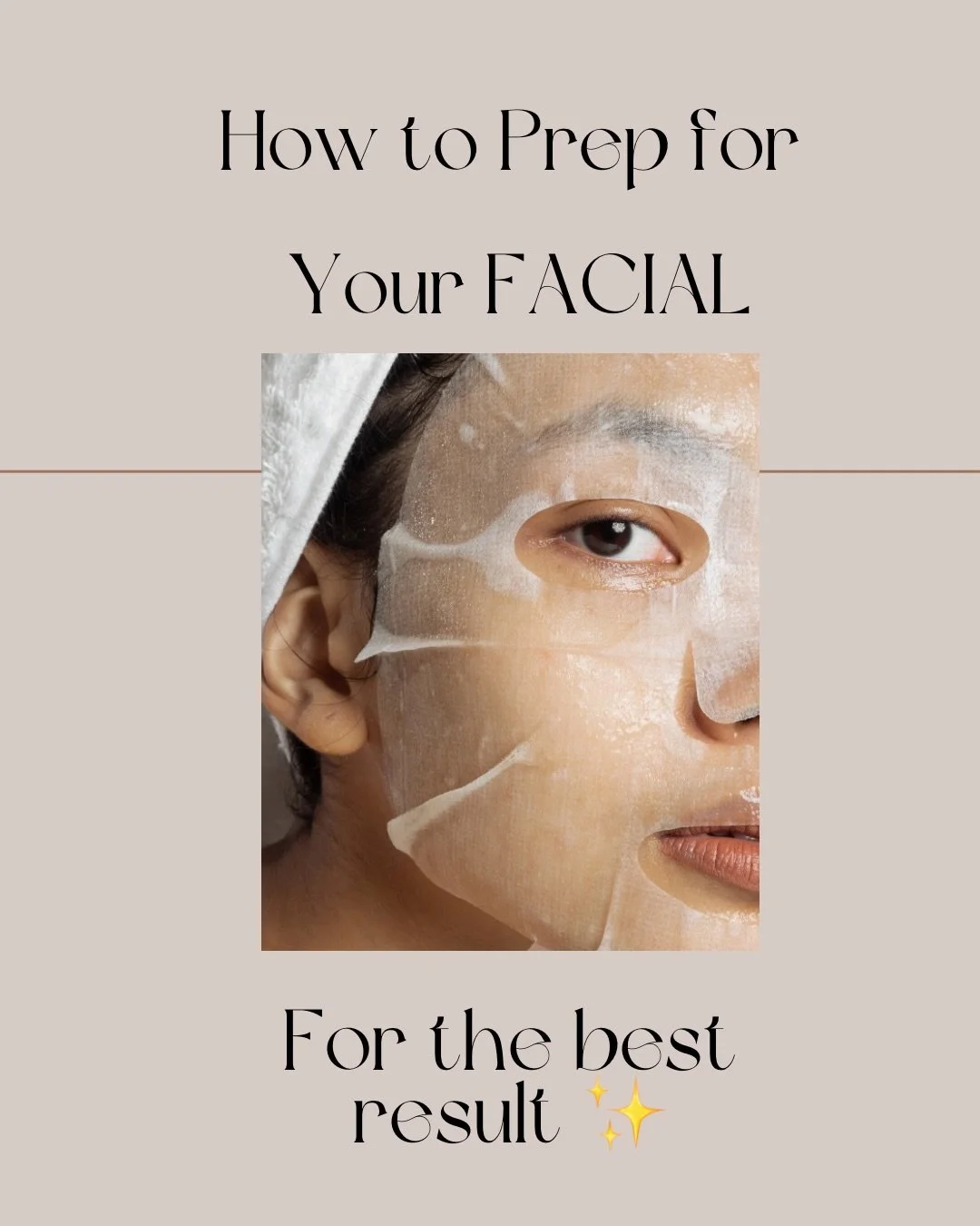 Your glow starts before your facial ✨

A little prep goes a long way when it comes to getting the best results for your skin.

Save this post before your appointment and reach out if you have any questions 🤍

🔺 ARE YOU  READY TO BOOK? 
🔗 LINK IN B