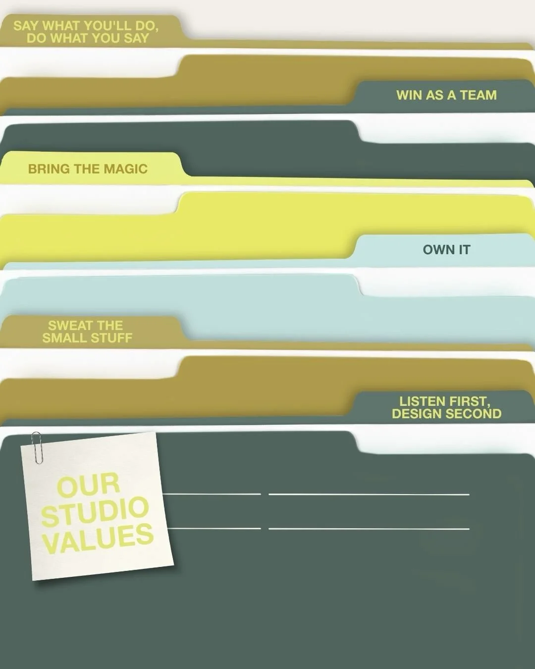 OUR VALUES.
.
.
This year, a huge focus of mine has been on building. Building myself into the best leader I can be, building a rockstar team &amp; empowering them in any way that I can, building processes &amp; new ways of doing things, all so that 