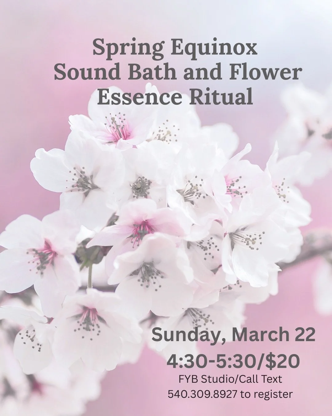 Spring Equinox Flower Essence Ritual 