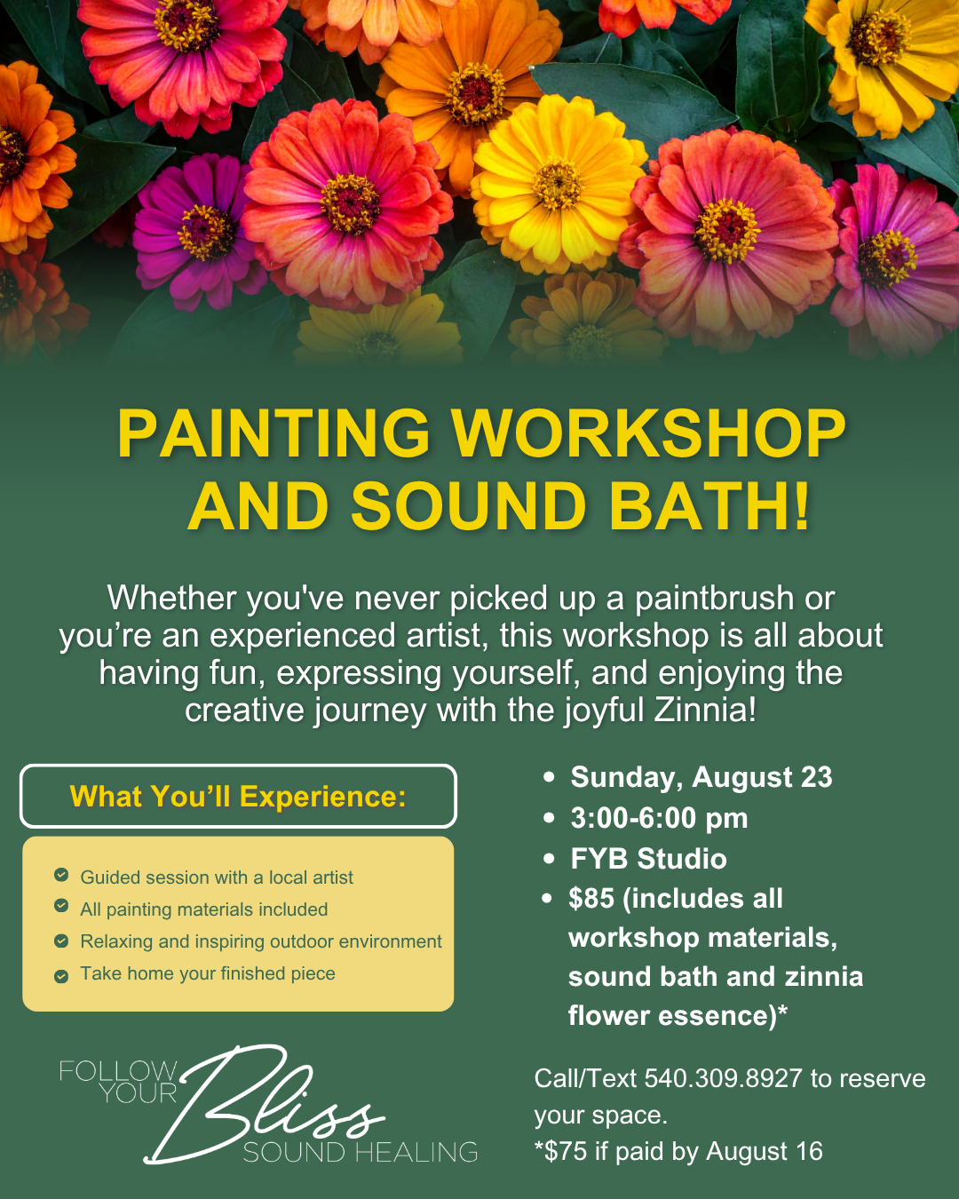 Painting Workshop and Sound Bath