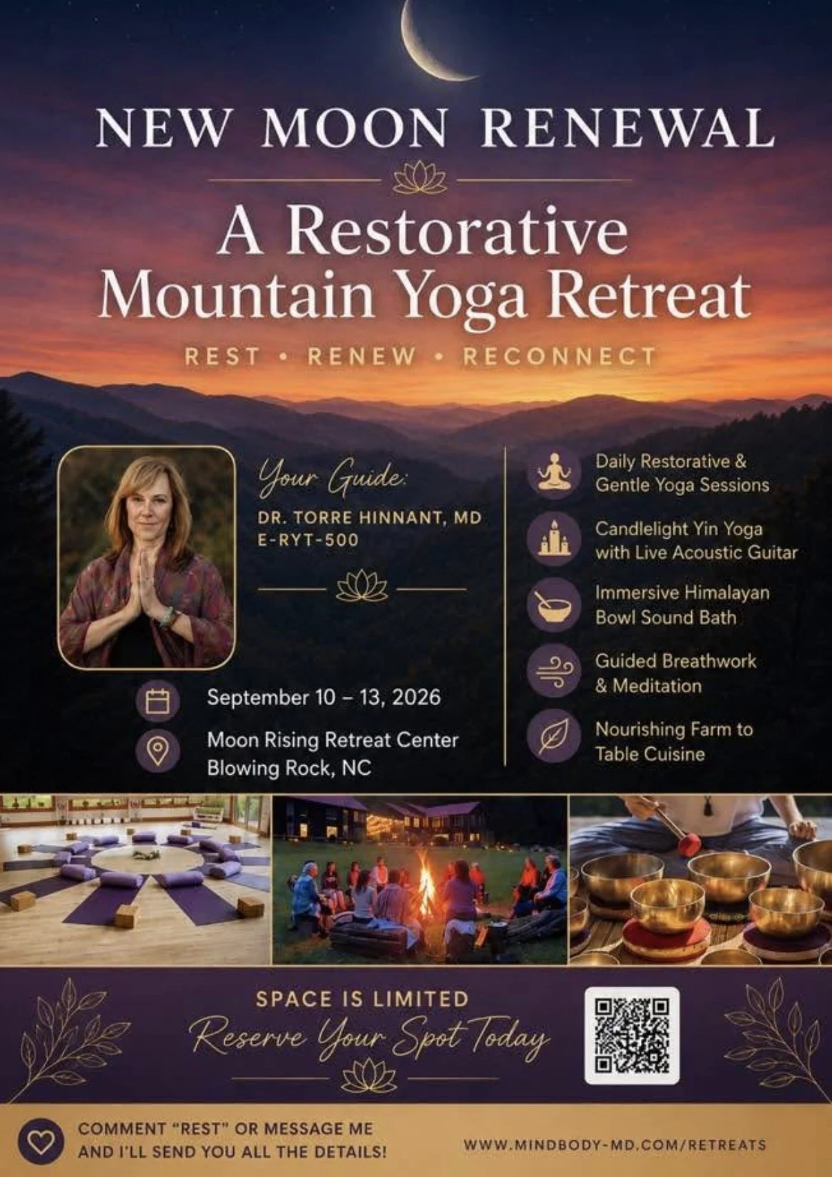 New Moon Renewal Yoga Retreat