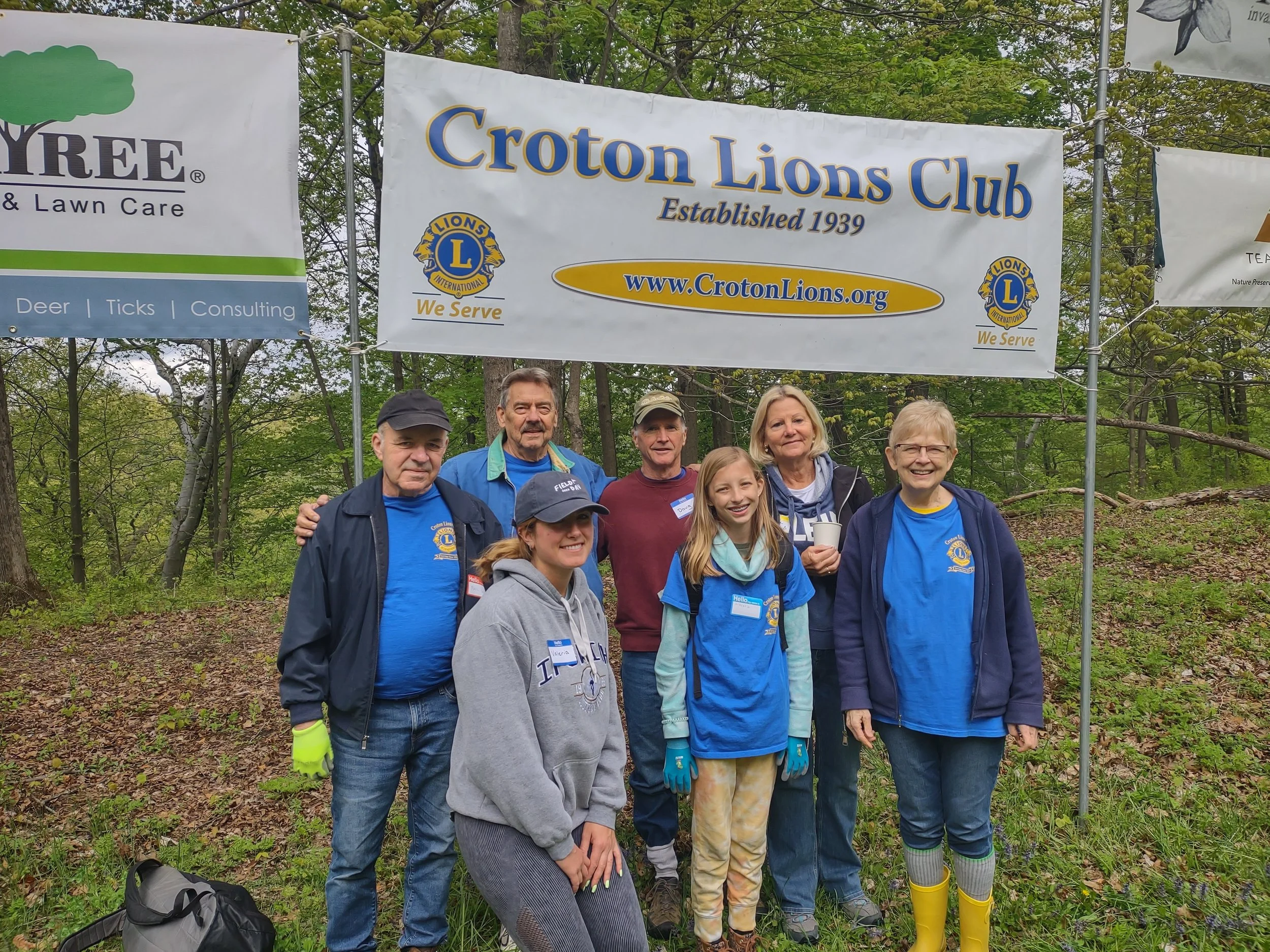 Croton Lions at I Love My Park Day