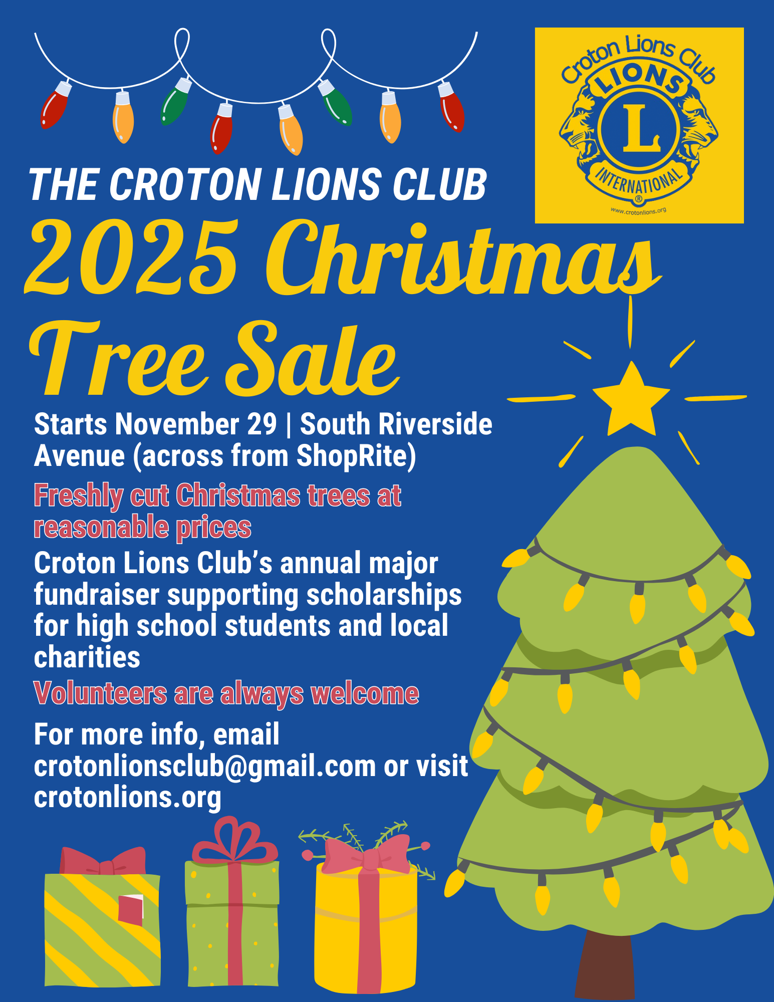 Annual Christmas Tree Sale