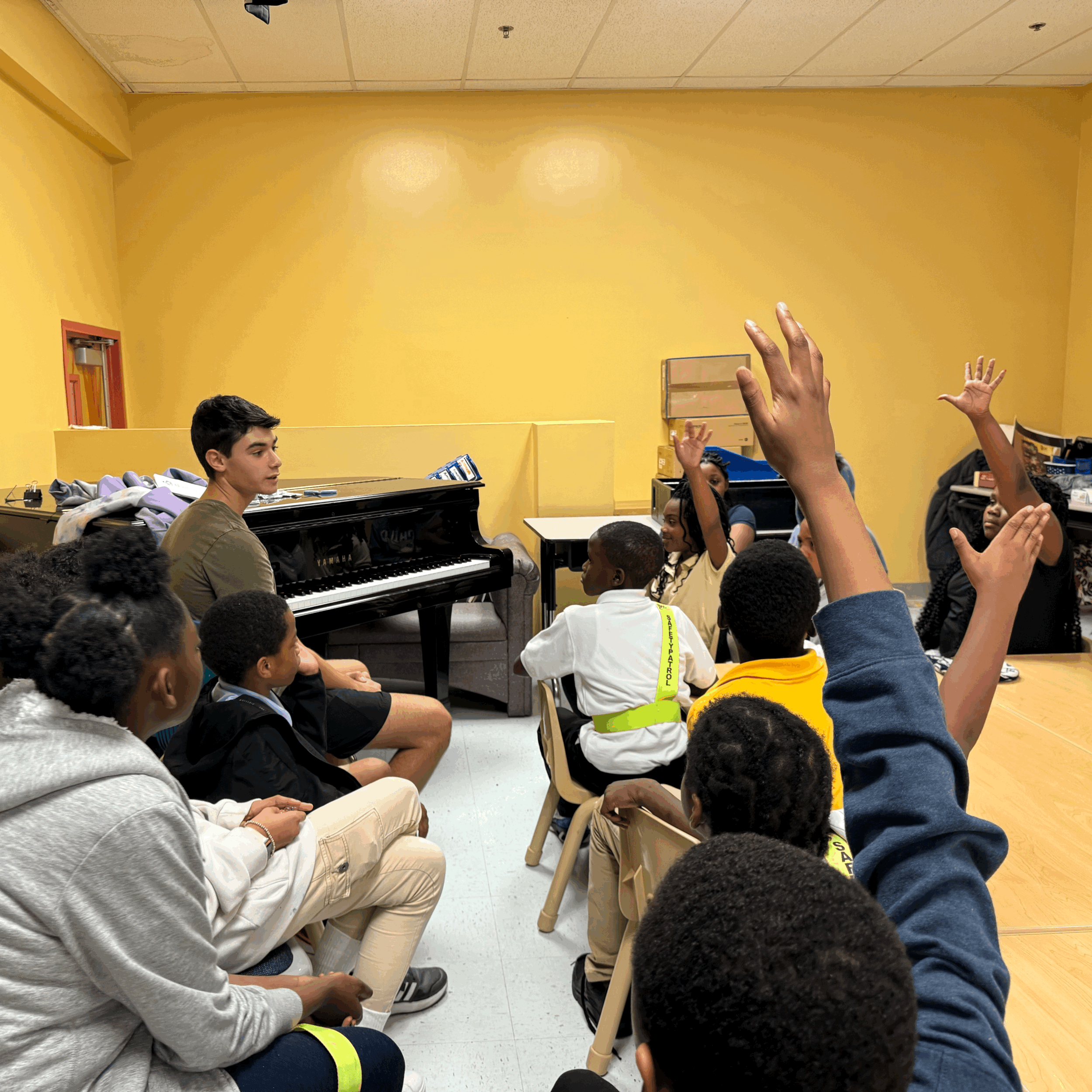 Teaching Piano with Music Buddies at Bethune Elementary DOS '24