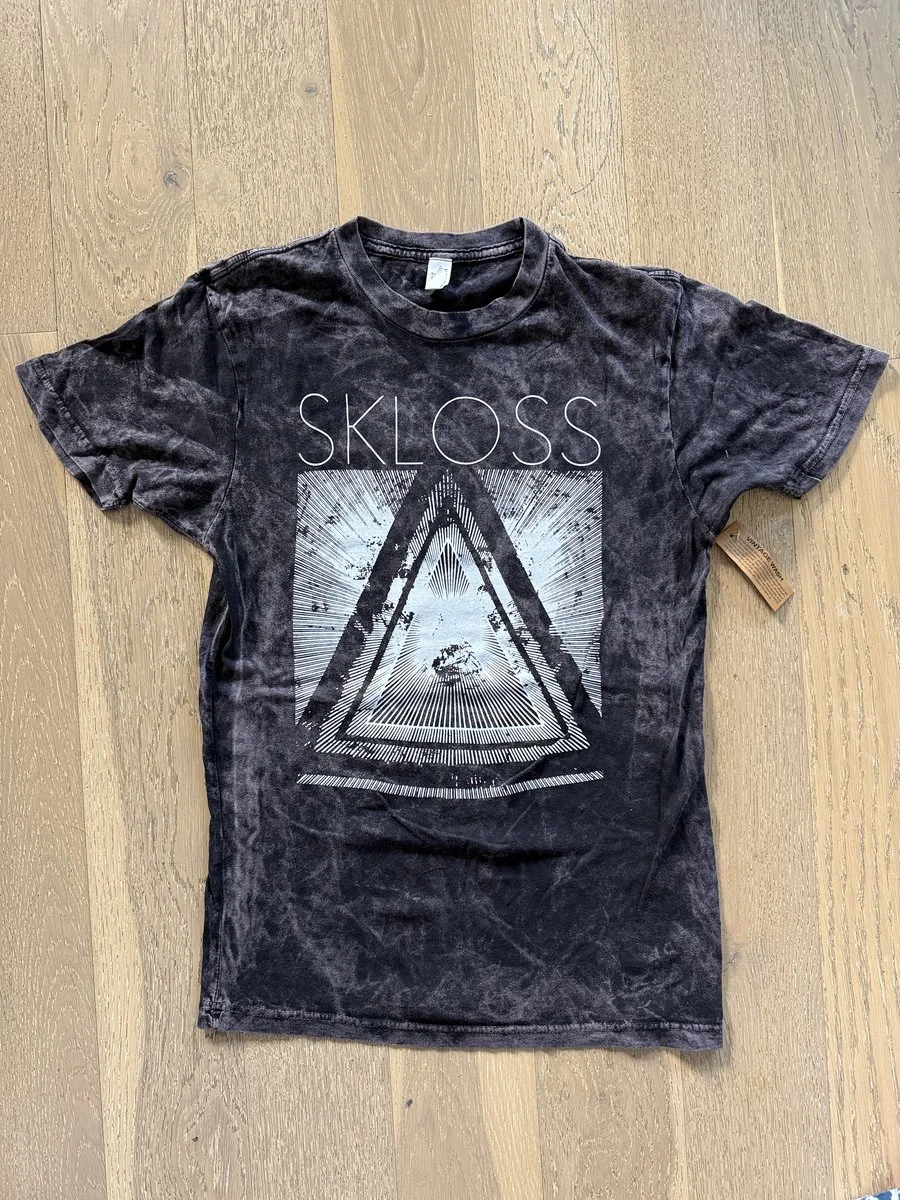 Tie Dye pyramid T Shirt by Thomas Hooper