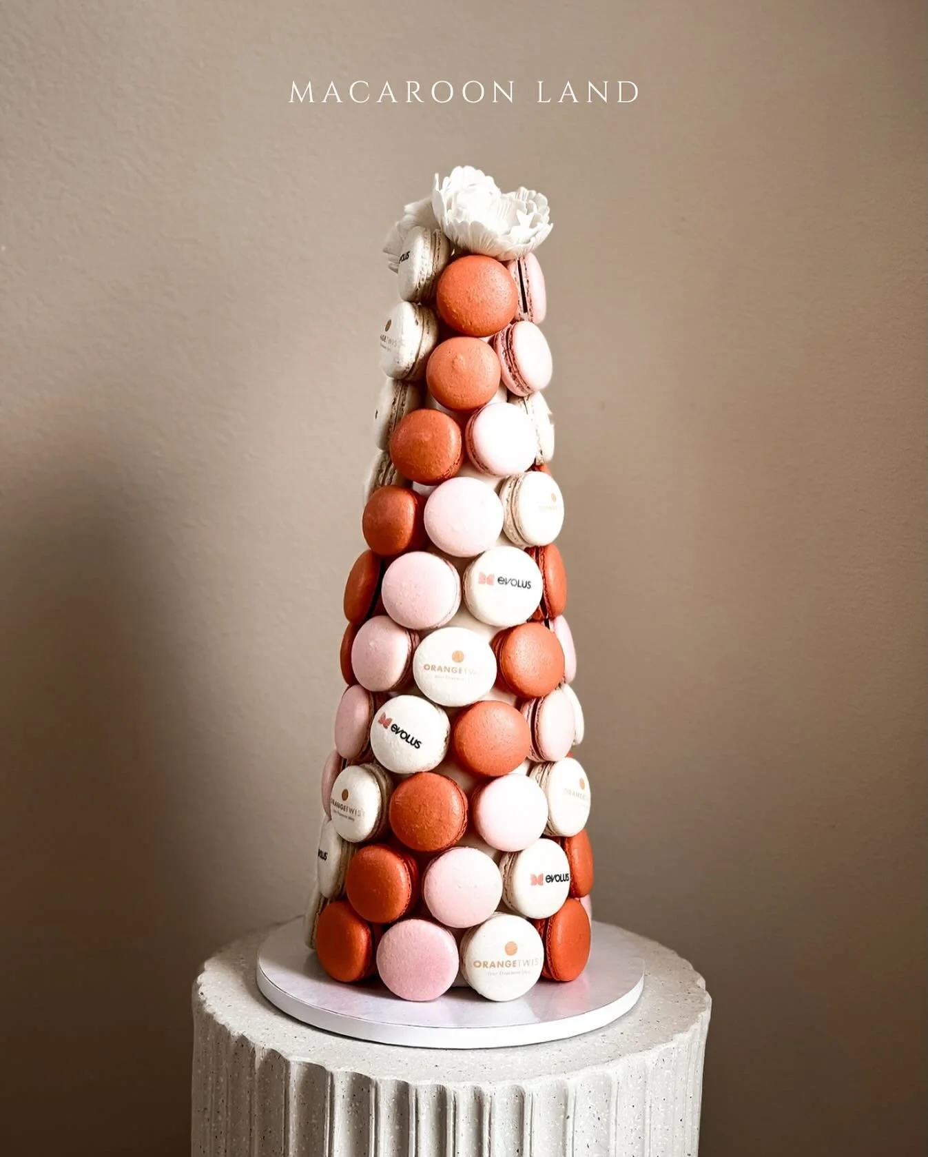 18&rdquo; macaron tower🧡🩷🤍

.
.
.
.
.
#macarons #macaron #macaronsofinstagram #macaronstagram #macaronlover #macaroncollab2025#macaronlove #macaronart #macarontower #macaronshop #macaronbox #macaronaddict #macarongram #macaron_homemade #macarontow