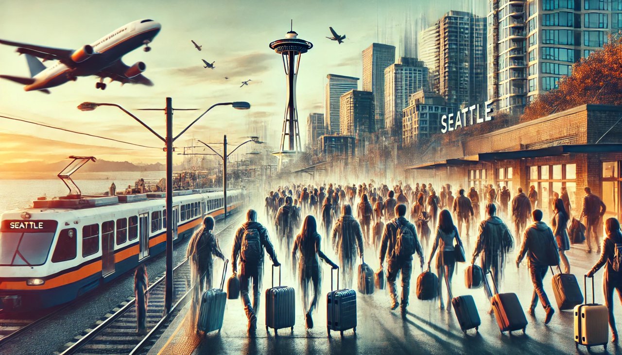 Is Seattle losing or gaining population?