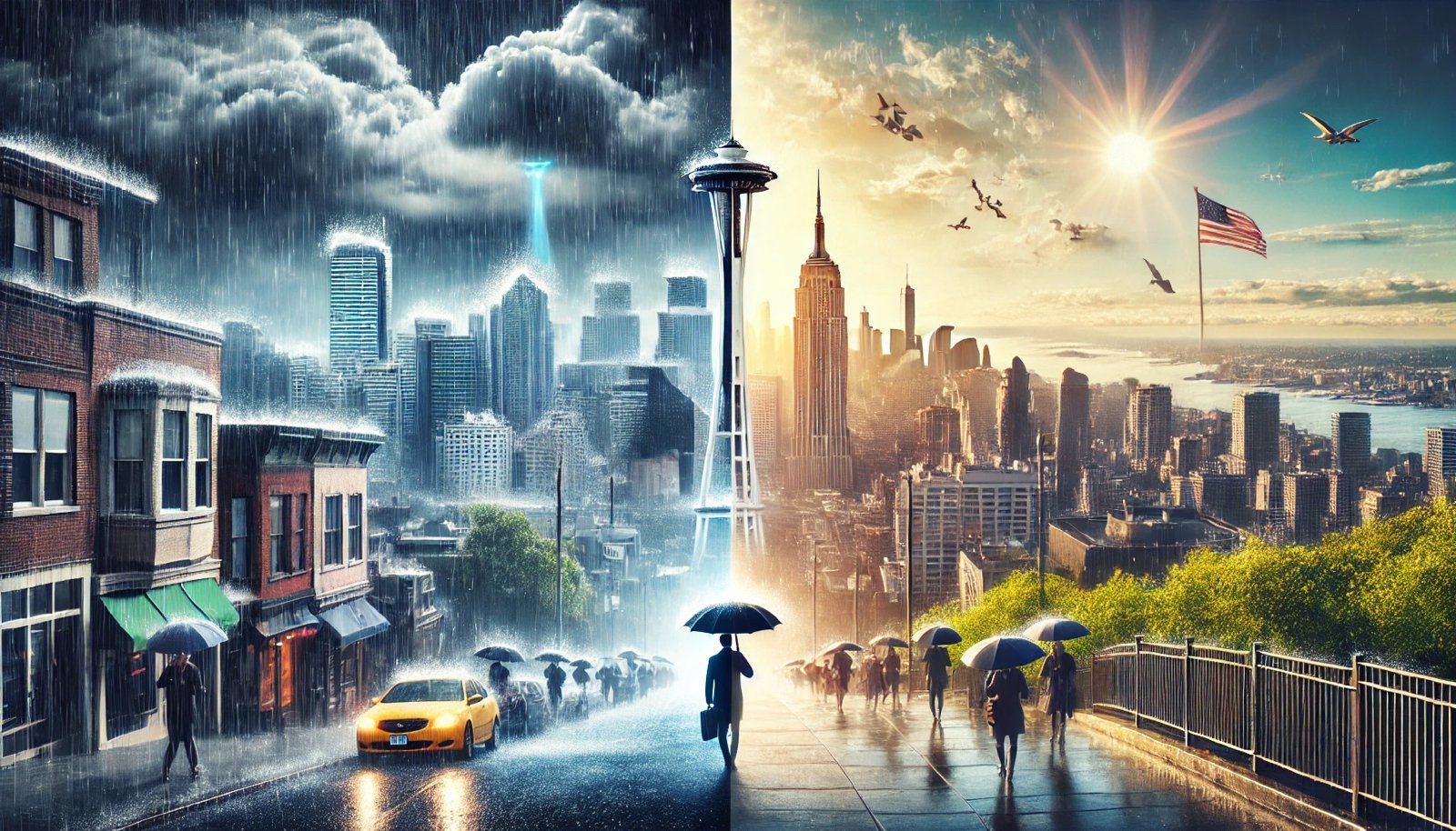Is Seattle weather like New York?