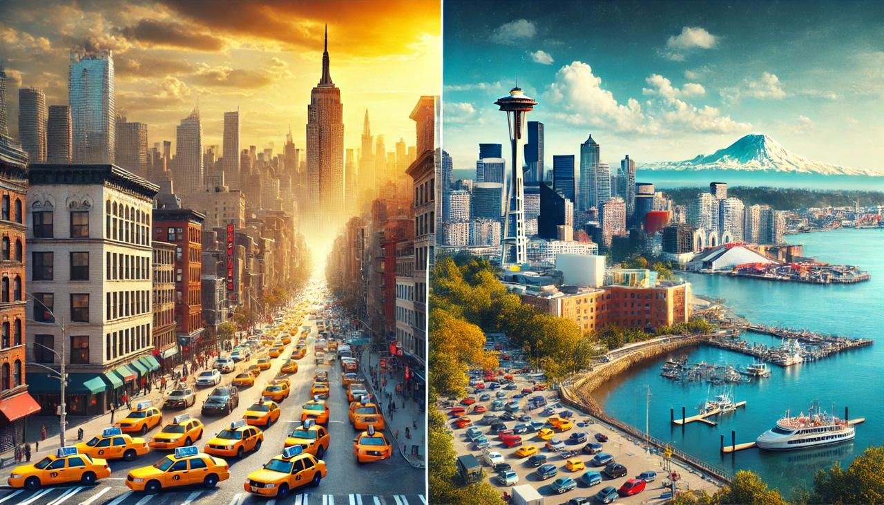 Should I Visit Seattle or New York City?