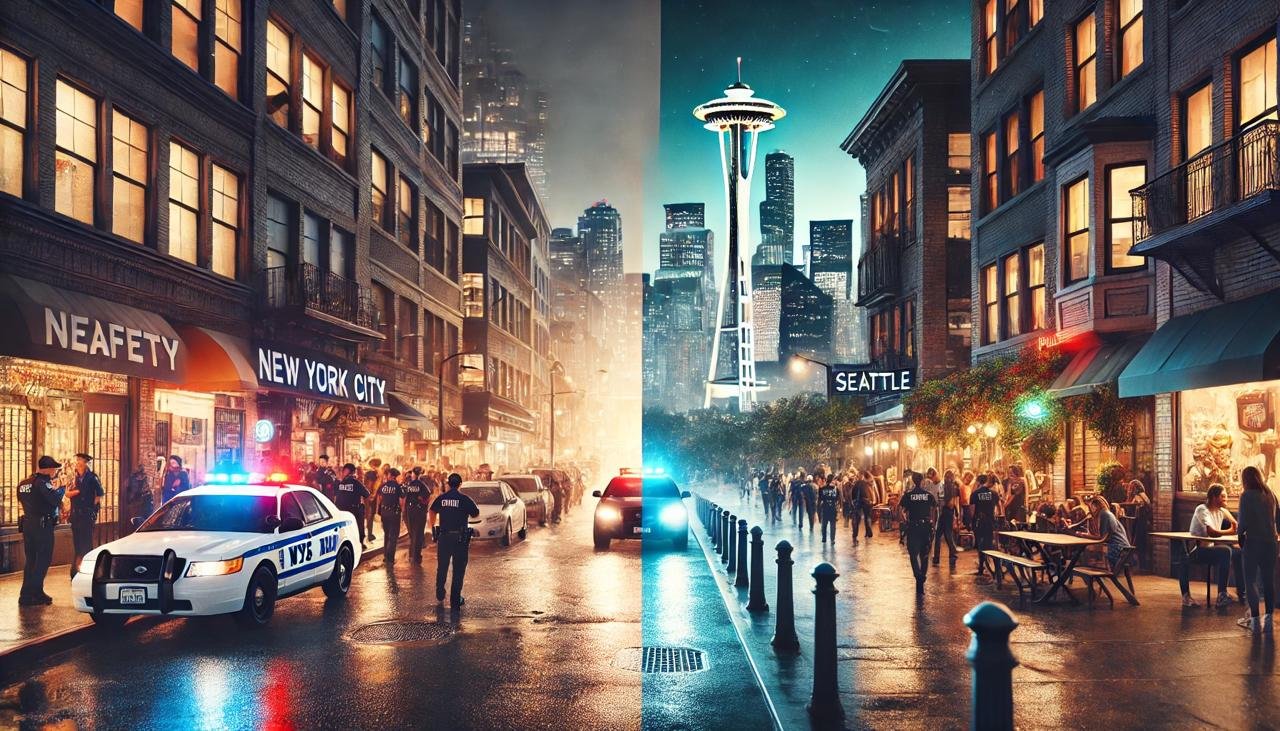 Is NYC safer than Seattle?