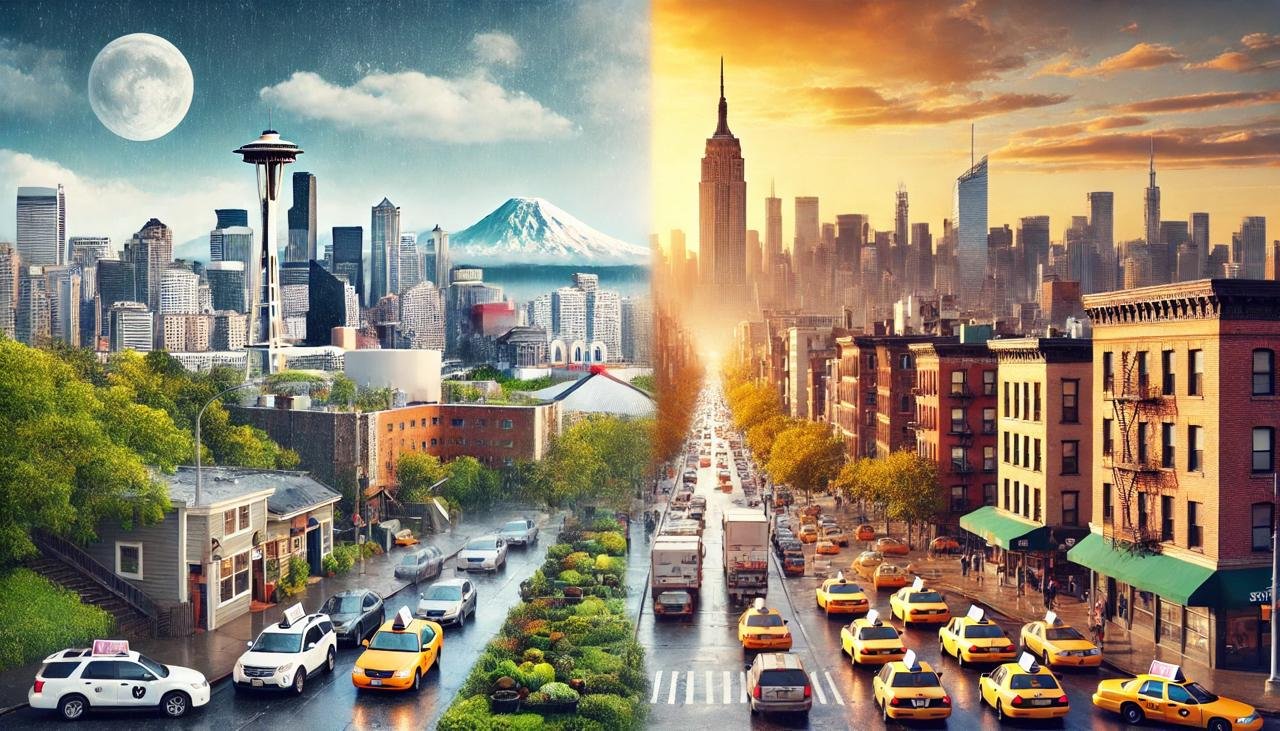 How does Seattle compare to New York?