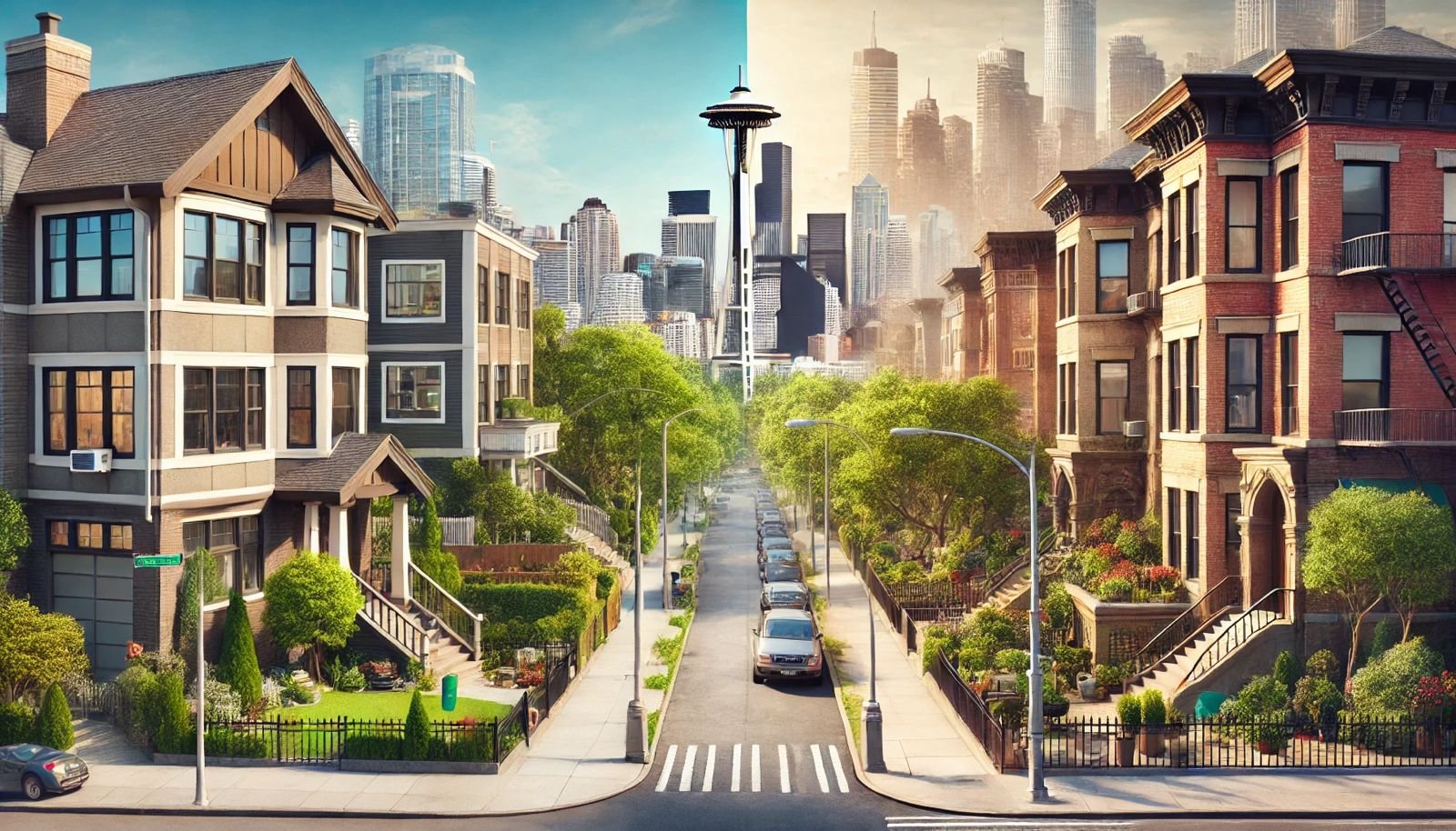 Do people prefer to live in New York, California or Seattle?
