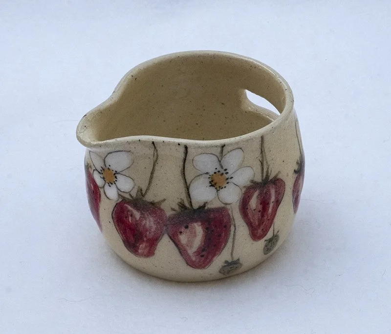 Strawberry-themed Egg Separator