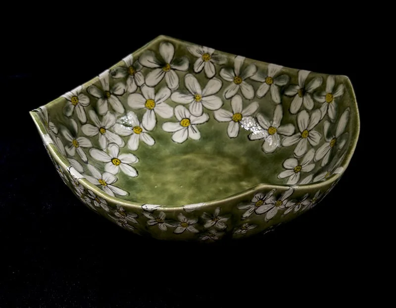 Square Daisy Bowl