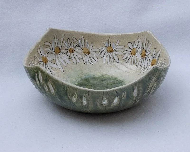 Squared Daisy Bowl