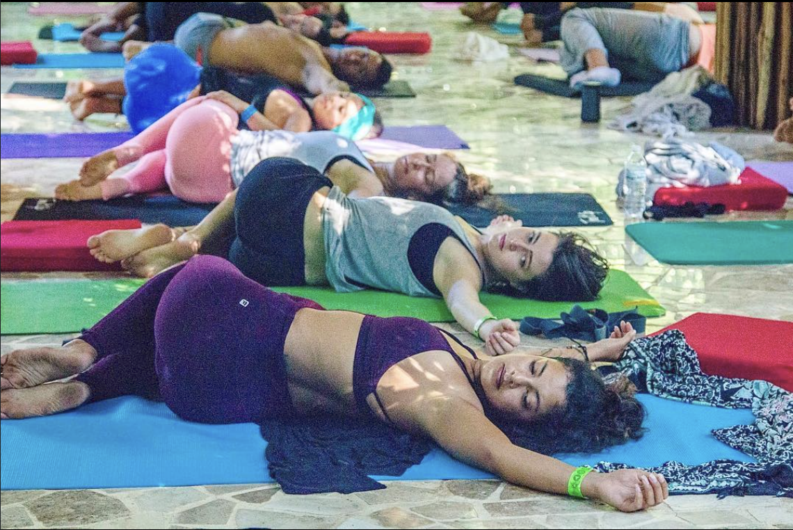 Group recovery, savasana