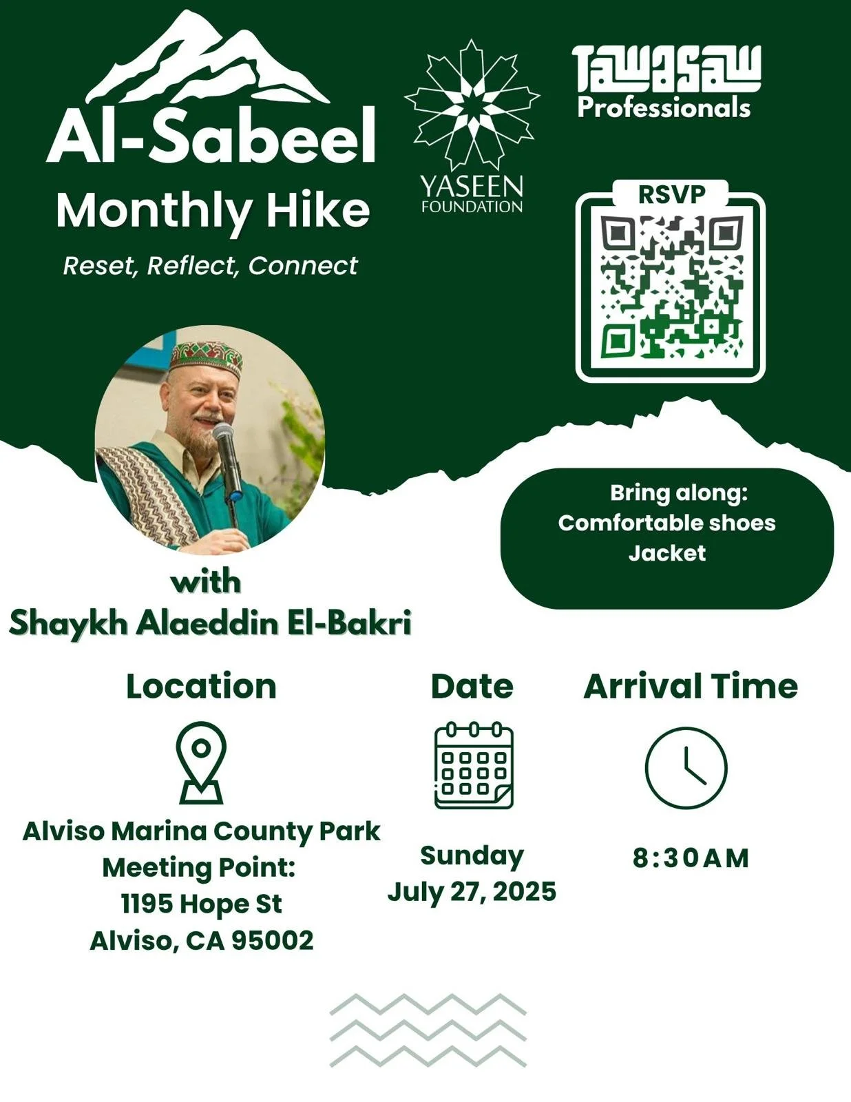 Monthly Hike With Shaykh Elbakri