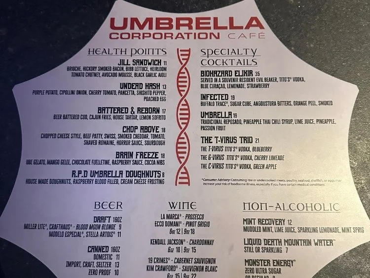 Umbrella Corporation Cafe Menu.jpg