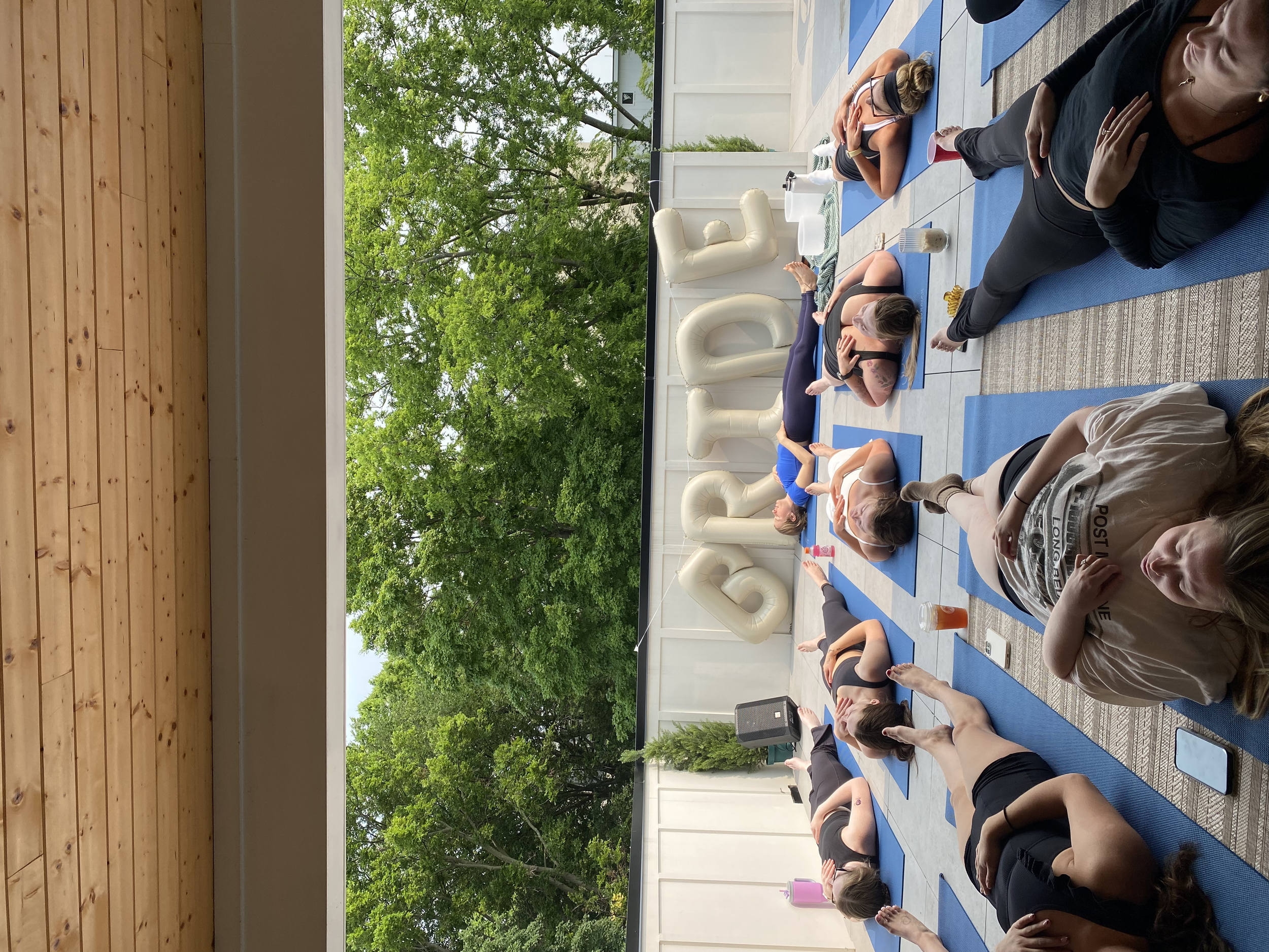 Rooftop bachelorette yoga & sound bath session