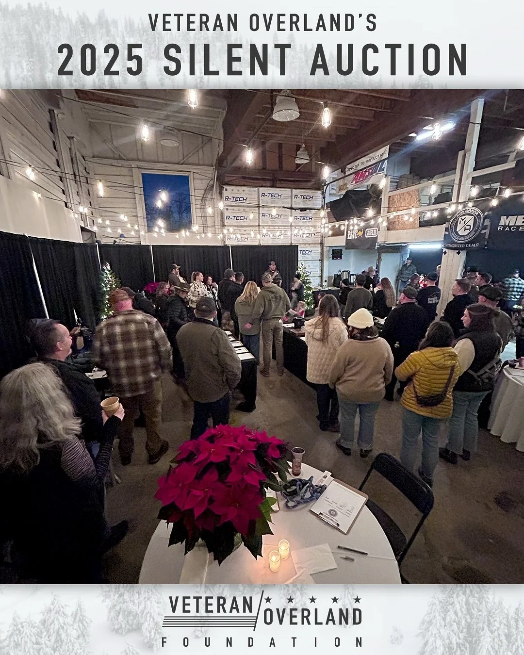 SAVE THE DATE!

The Second Annual Veteran Overland Silent Auction and Toy Drive will be Dec 6th, 2025 from 2-7pm! 

This is a family friendly event, open to the public and being hosted at @wanderlust_overland. 

@koifusionpdx food truck will be onsit