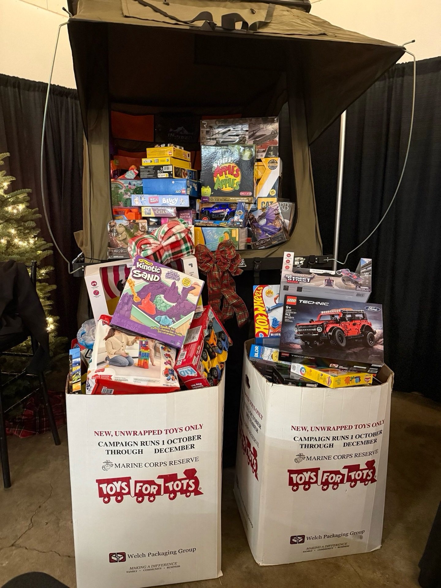 Thank you to all who brought a toy in for our @toysfortotsofficial toy drive! We greatly appreciate all who helped the children in our community. 

///⁠

Veteran Overland is a 501(c)(3) focused on increasing resilience within the Veteran community th