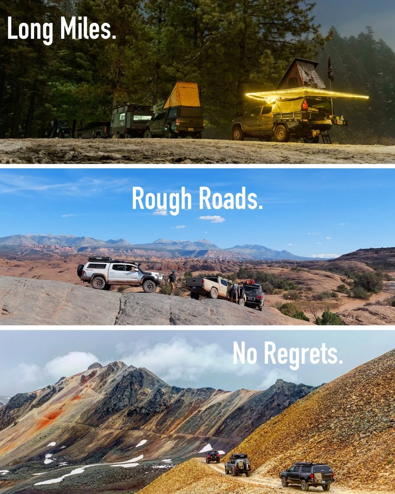 Hit the trails with Veteran Overland this year.

///⁠

Veteran Overland is a 501(c)(3) focused on increasing resilience within the Veteran community through the proven healing power of connection, the positive mental perspective of the outdoors and t