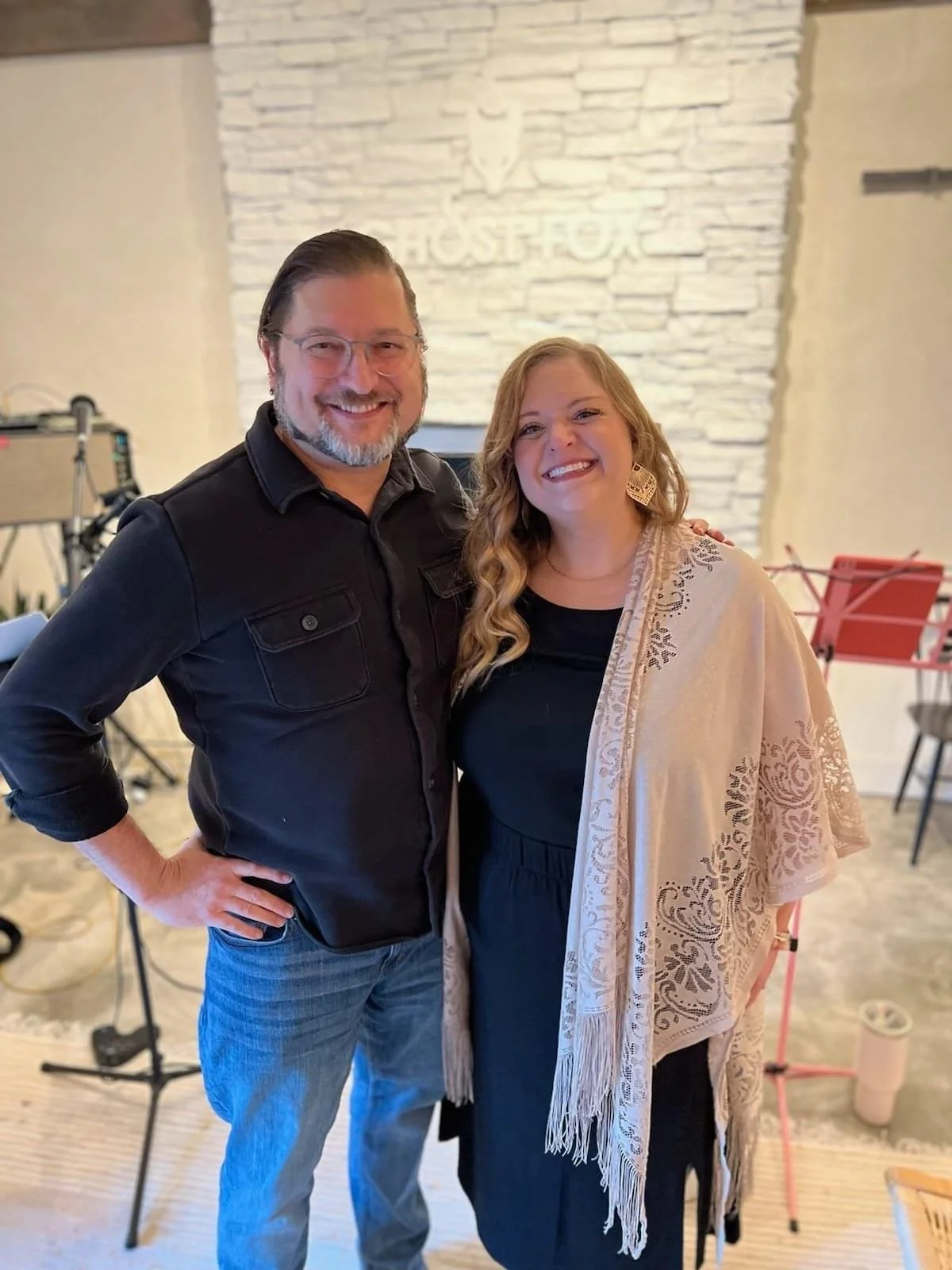 Sarah &amp; Bud at Ghost Fox Winery - March