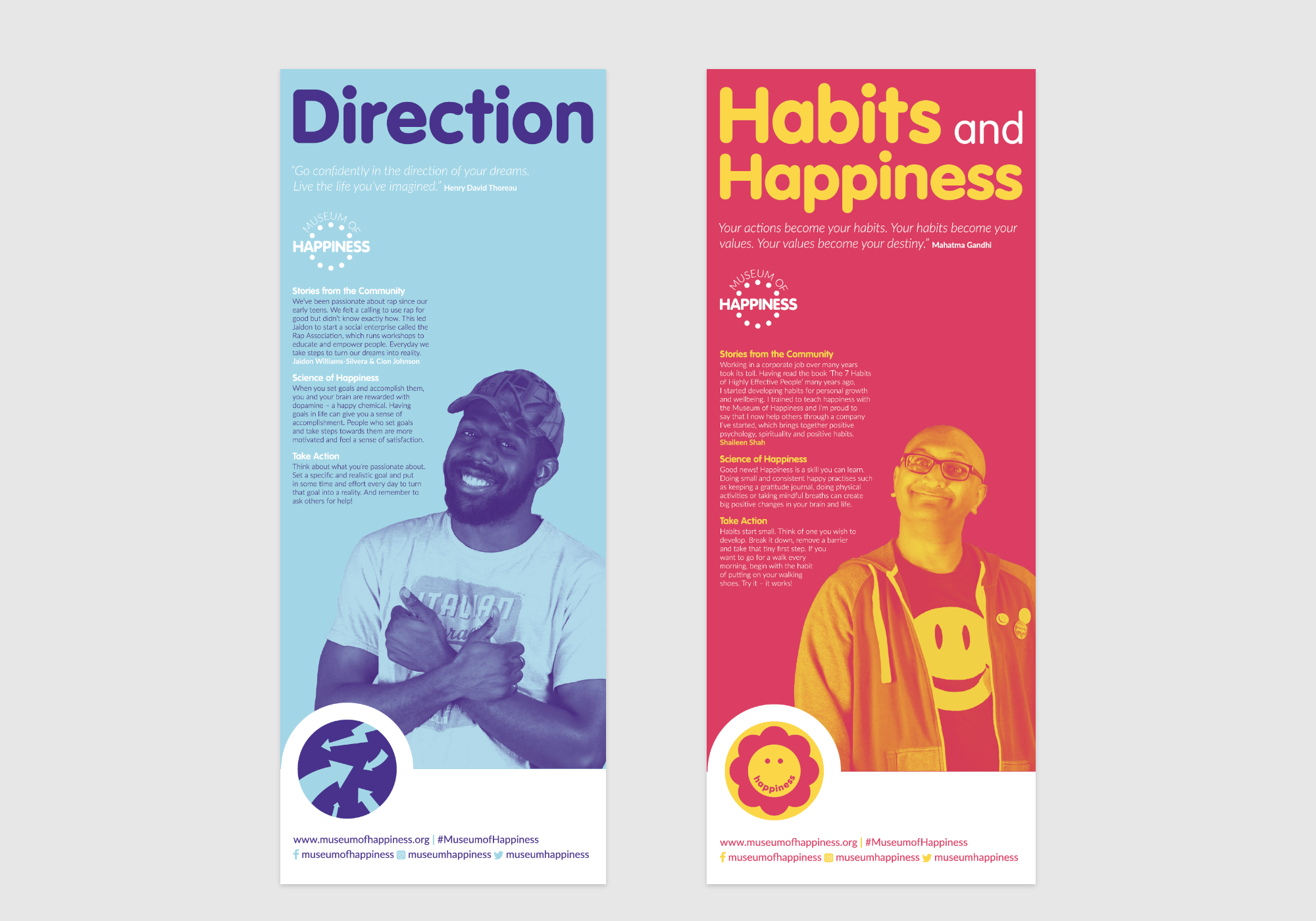 Roller Banners created for each Happy world Symbol
