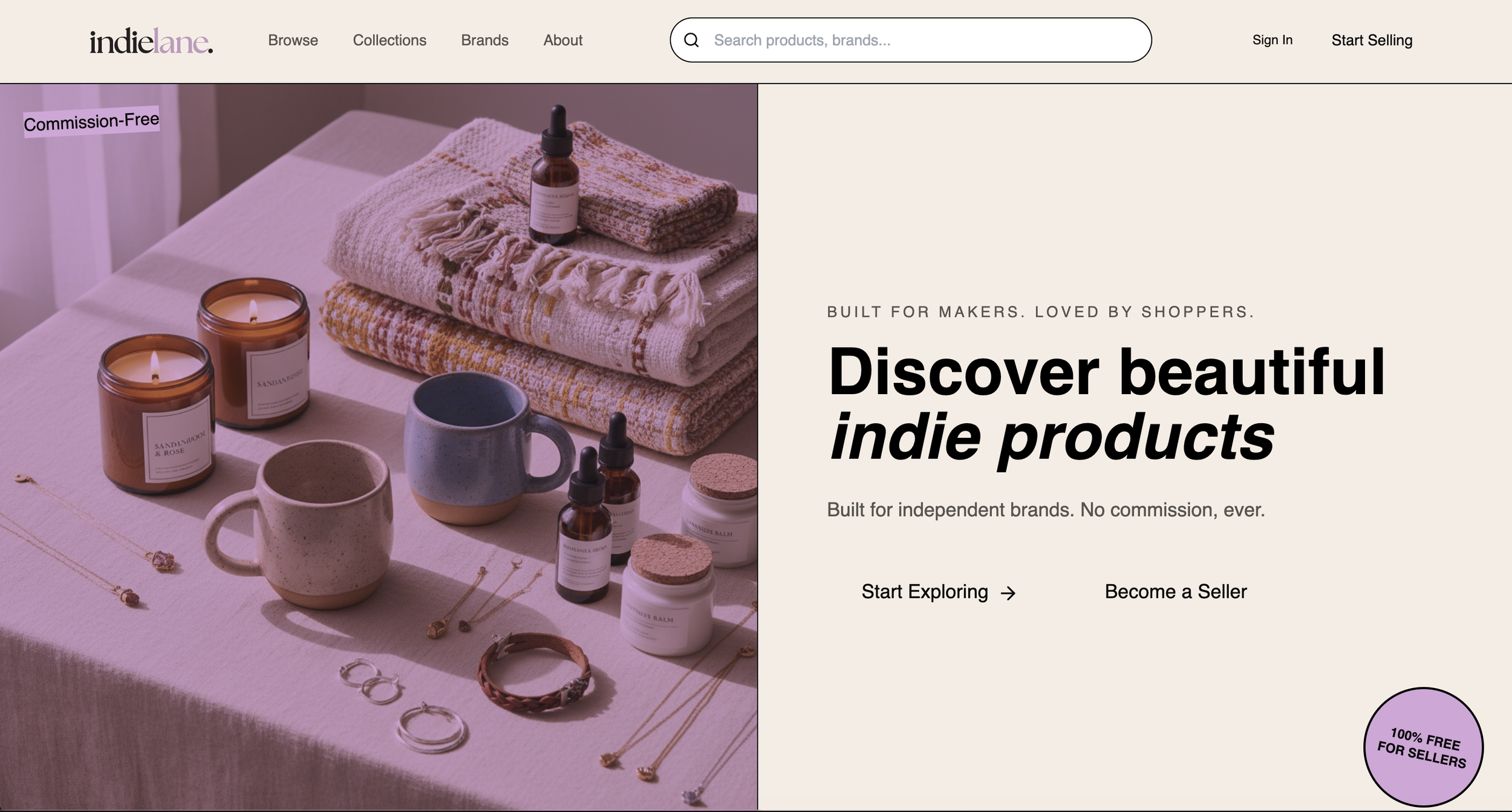INDIELANE - Brand Identity · Digital · E-commerce