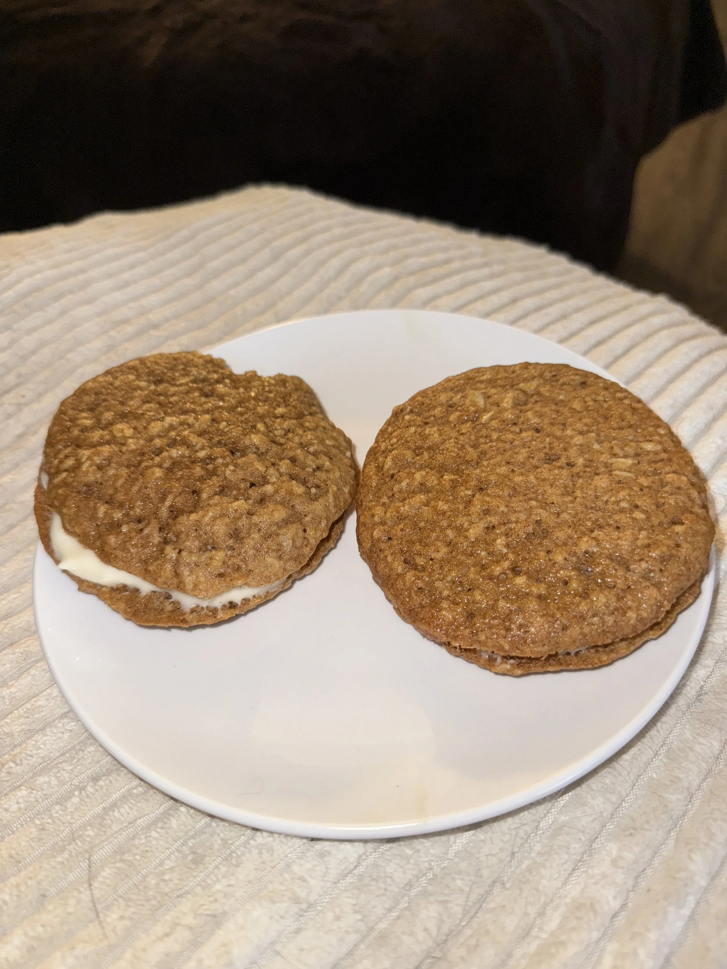 Homemade Sourdough Oatmeal Creme Pies Recipe made with Brown Butter and Cream Cheese - Trust Me