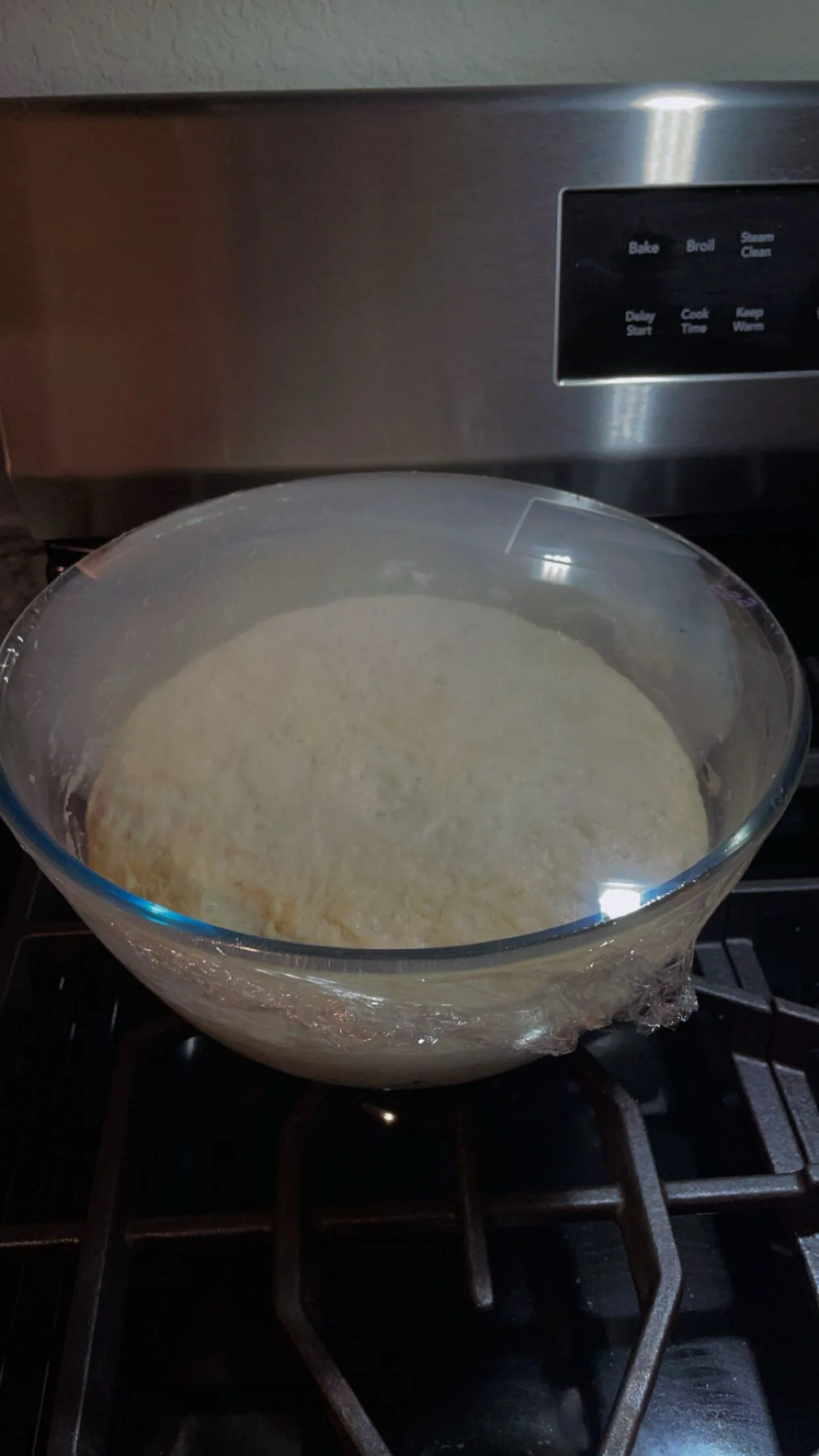 Easy Pizza Dough Recipe Dough Ball While Rising