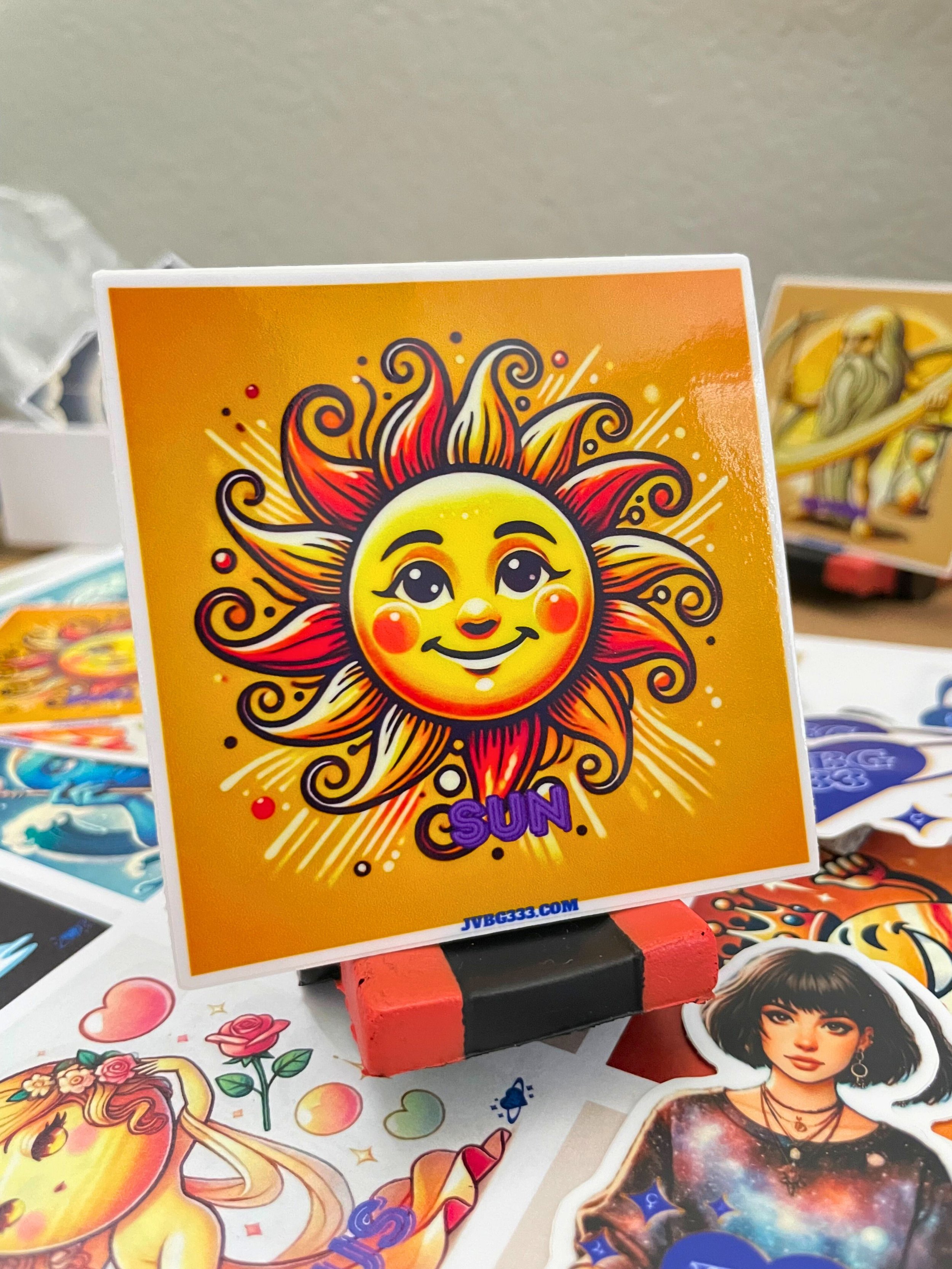 Sun Sticker - JVBG333 Astrology